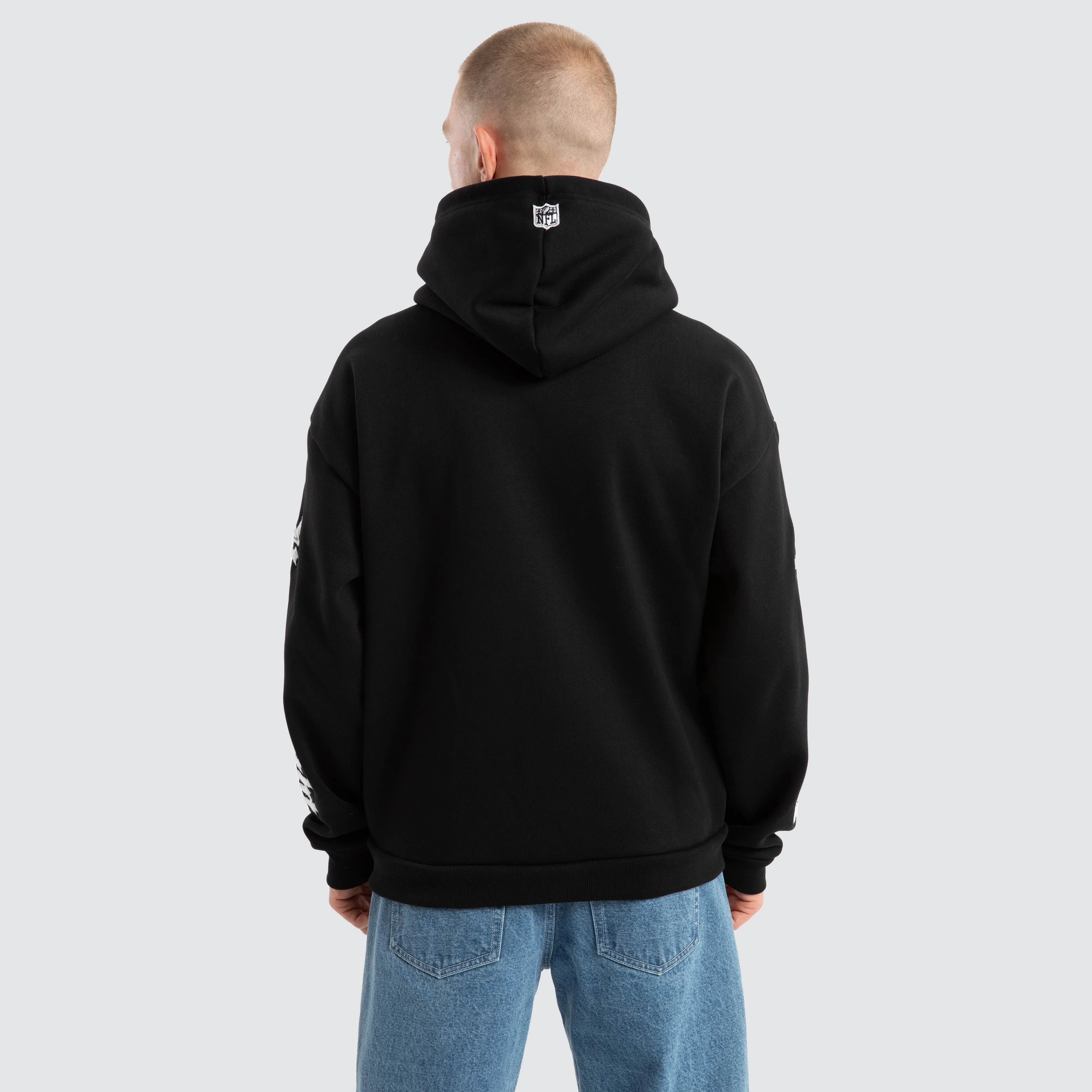 Las Vegas Raiders Coach Zip Hoodie Jet Black sold by Neverland product image thumbnail 2