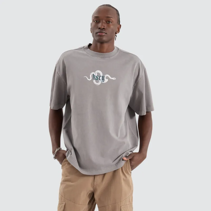 Strike Street Tee Pigment Frost Grey sold by Neverland