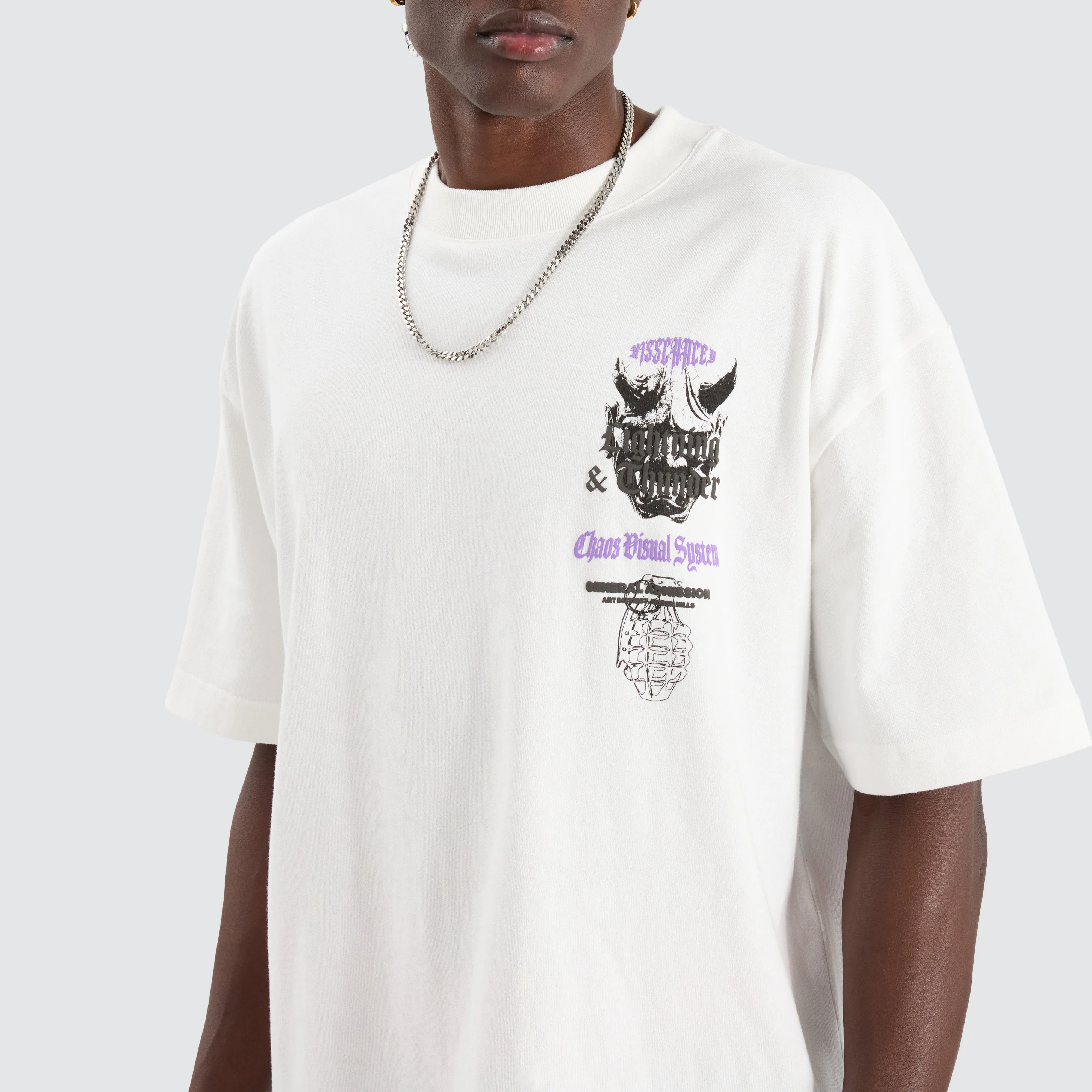 Thunder Street Tee Natural White sold by Neverland product image thumbnail 4