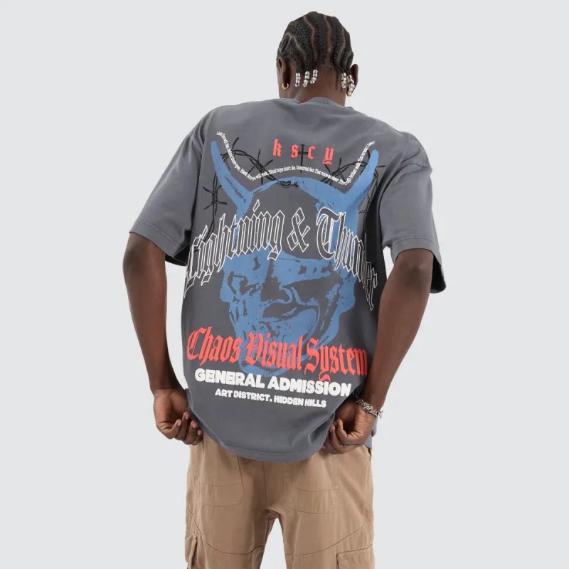 Lightning Street Tee Pigment Turbulence sold by Neverland