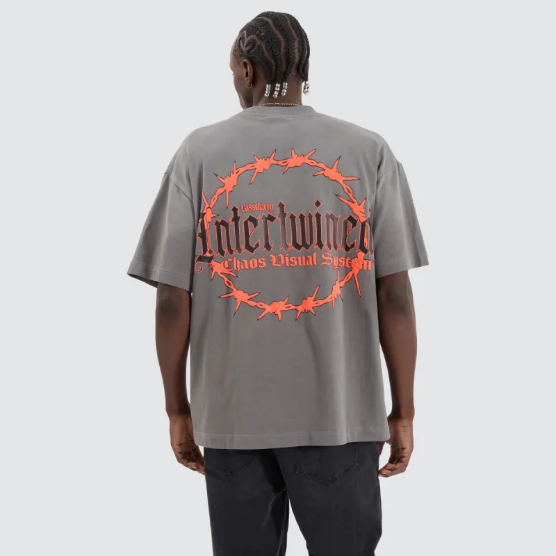 Link Street Tee Charcoal sold by Neverland