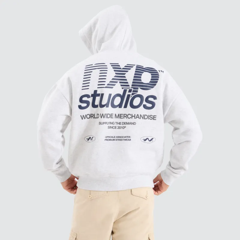 Selection Box Fit Hoodie Snow Marle sold by Neverland