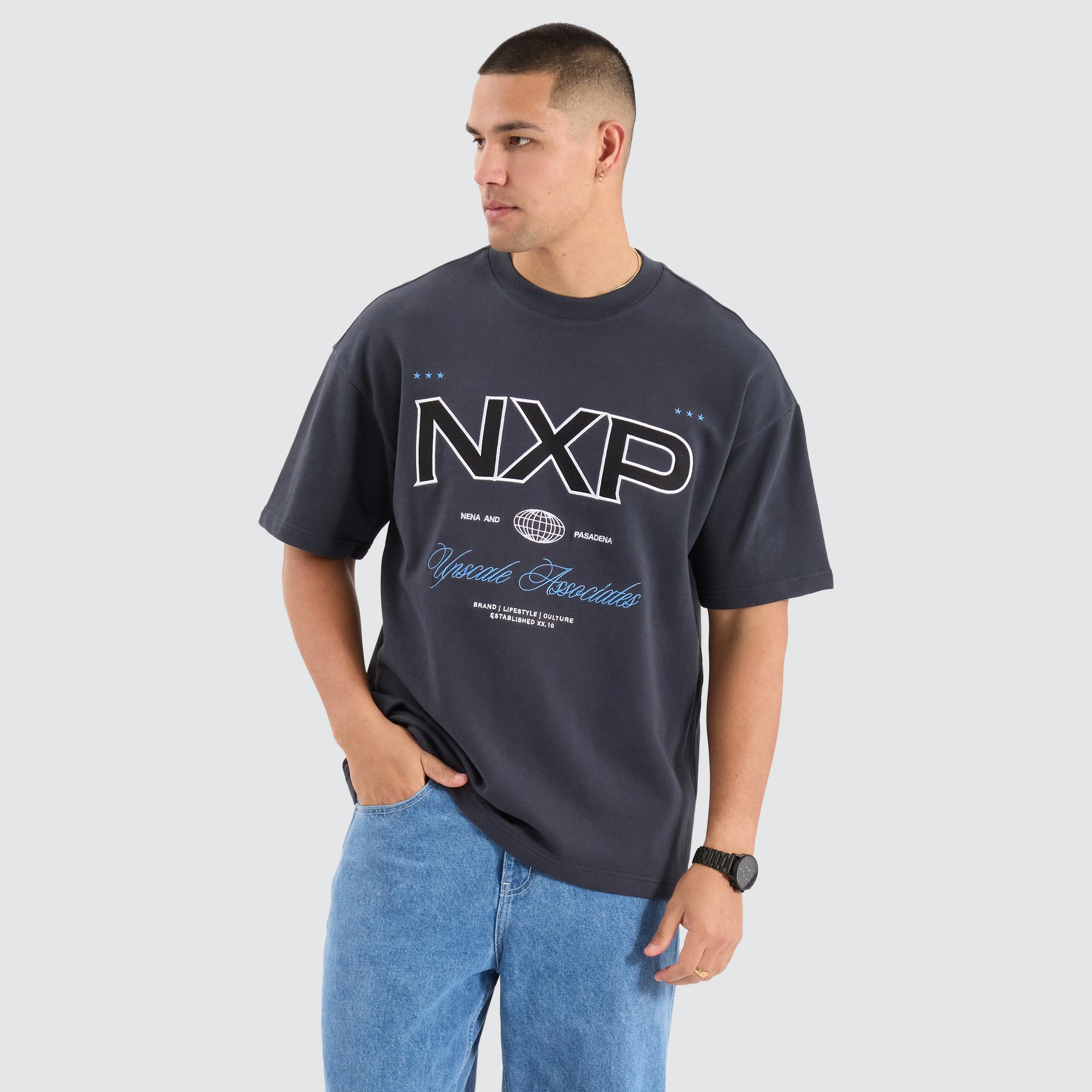 Bronco Loopback Raptor Tee Ebony sold by Neverland