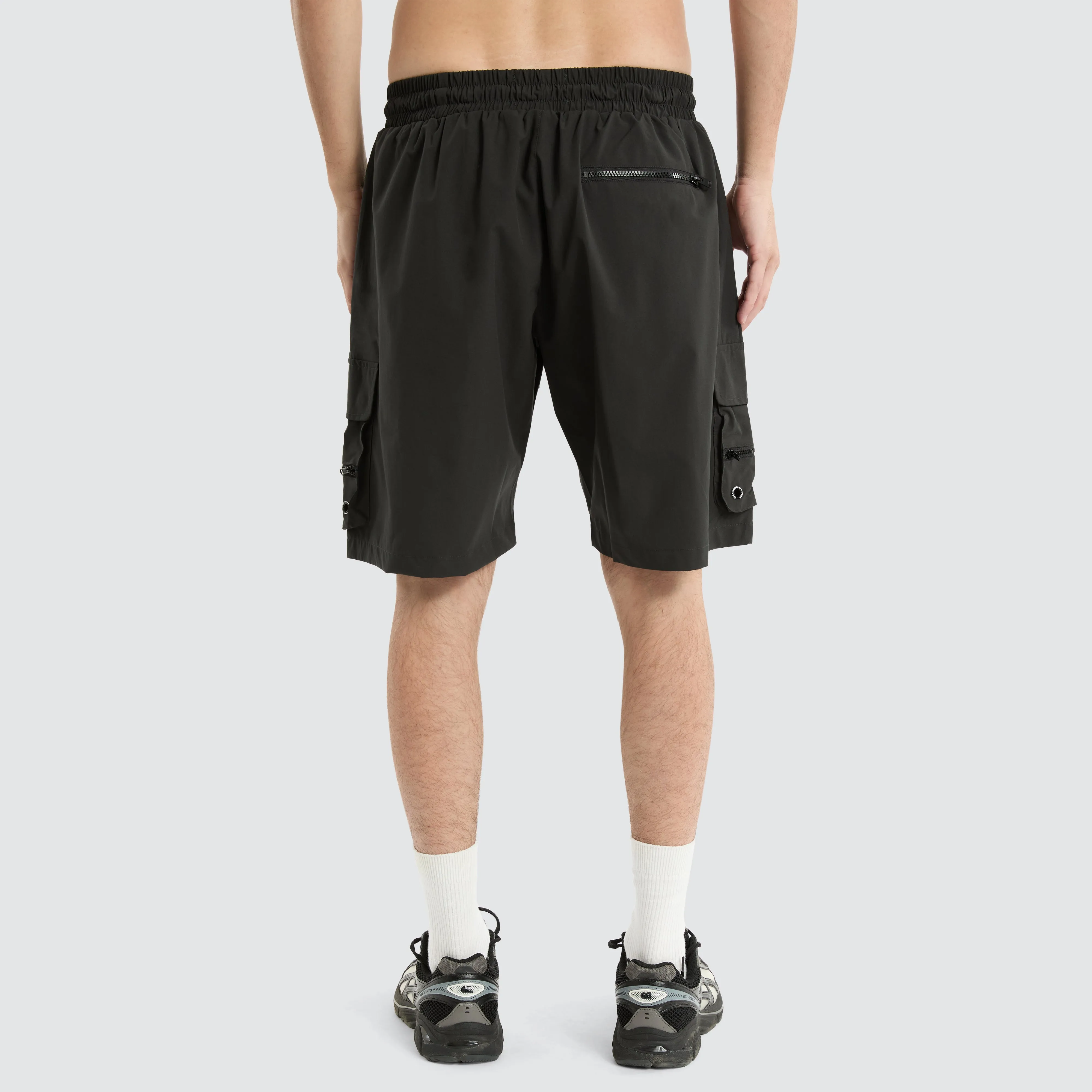 Nero Cargo Shorts Black sold by Neverland product image thumbnail 5