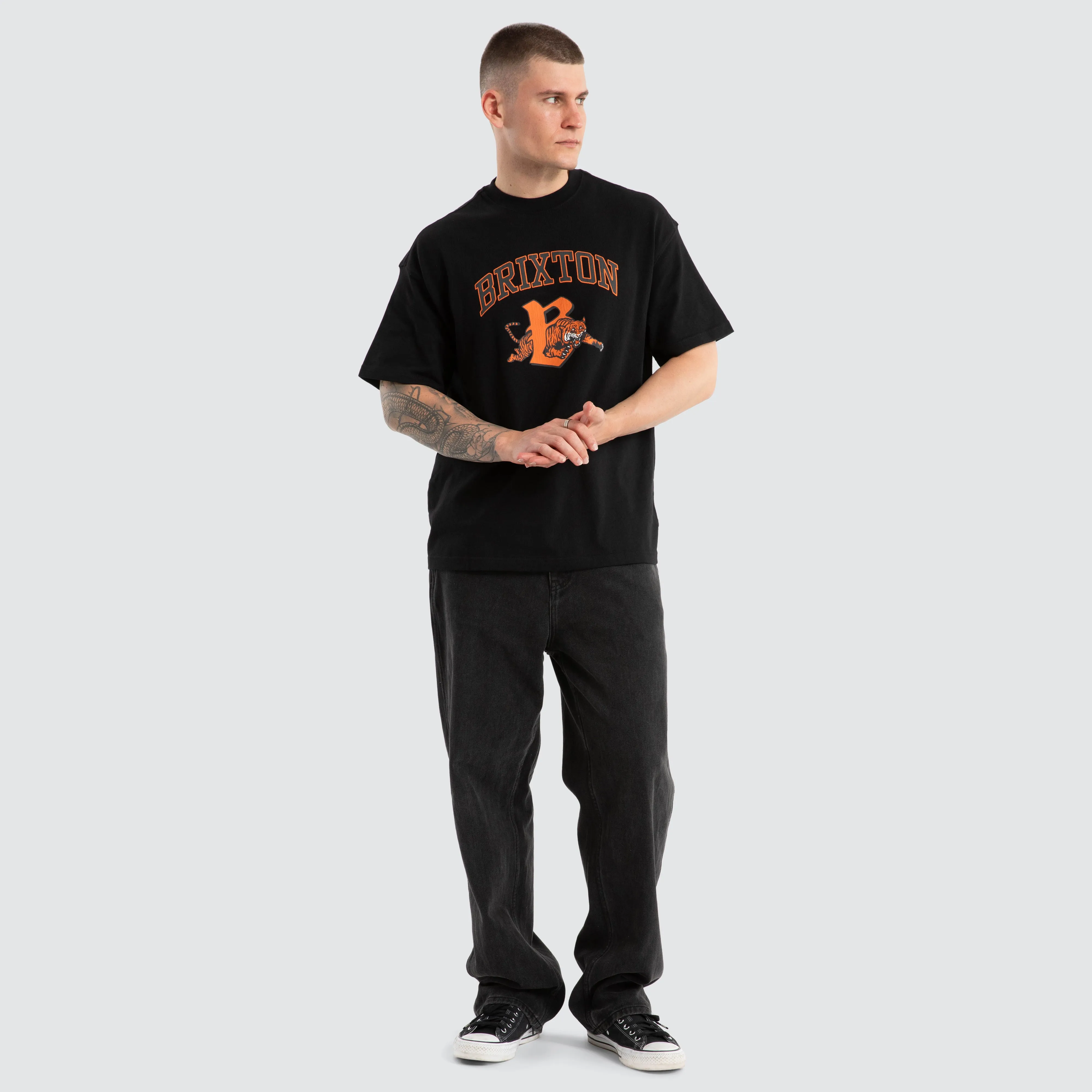 Tiger Relaxed Tee Black sold by Neverland product image thumbnail 4
