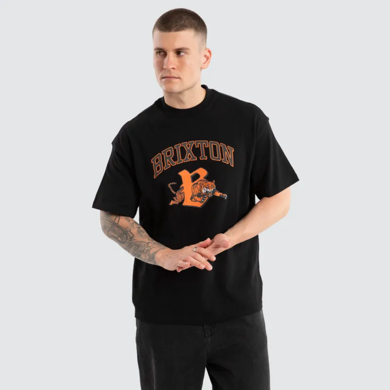 Tiger Relaxed Tee Black sold by Neverland