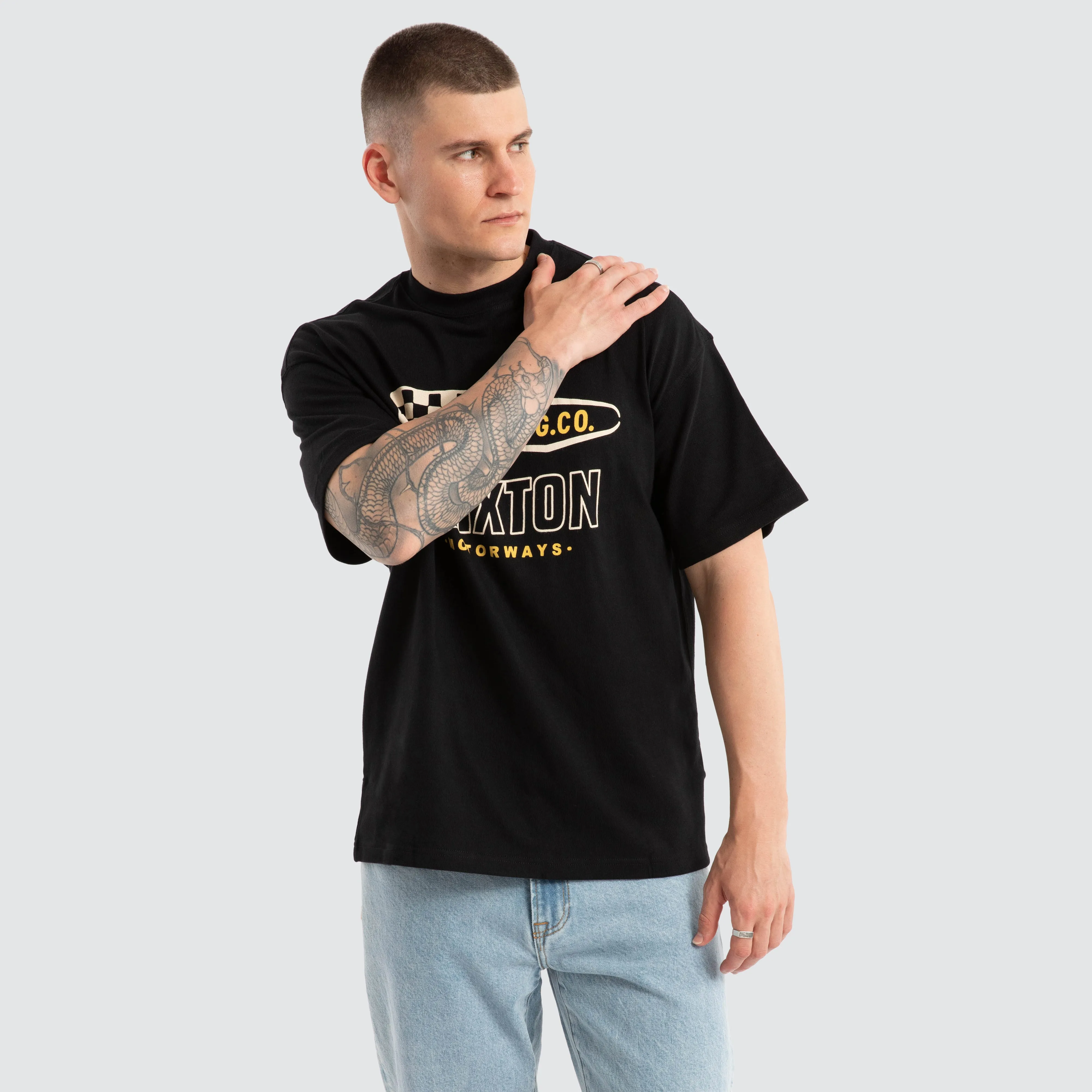Motorway Tee Black sold by Neverland product image thumbnail 4
