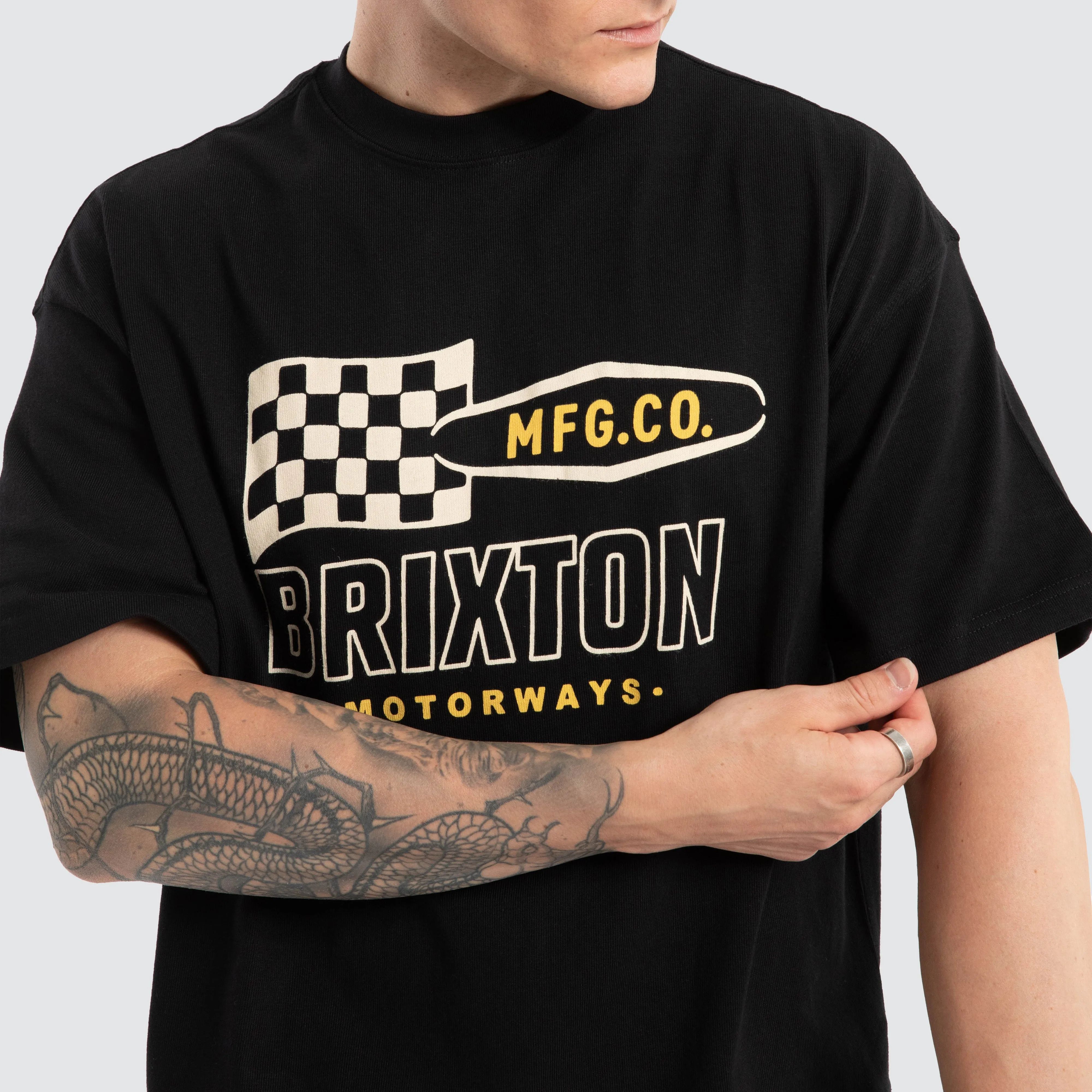 Motorway Tee Black sold by Neverland product image thumbnail 5