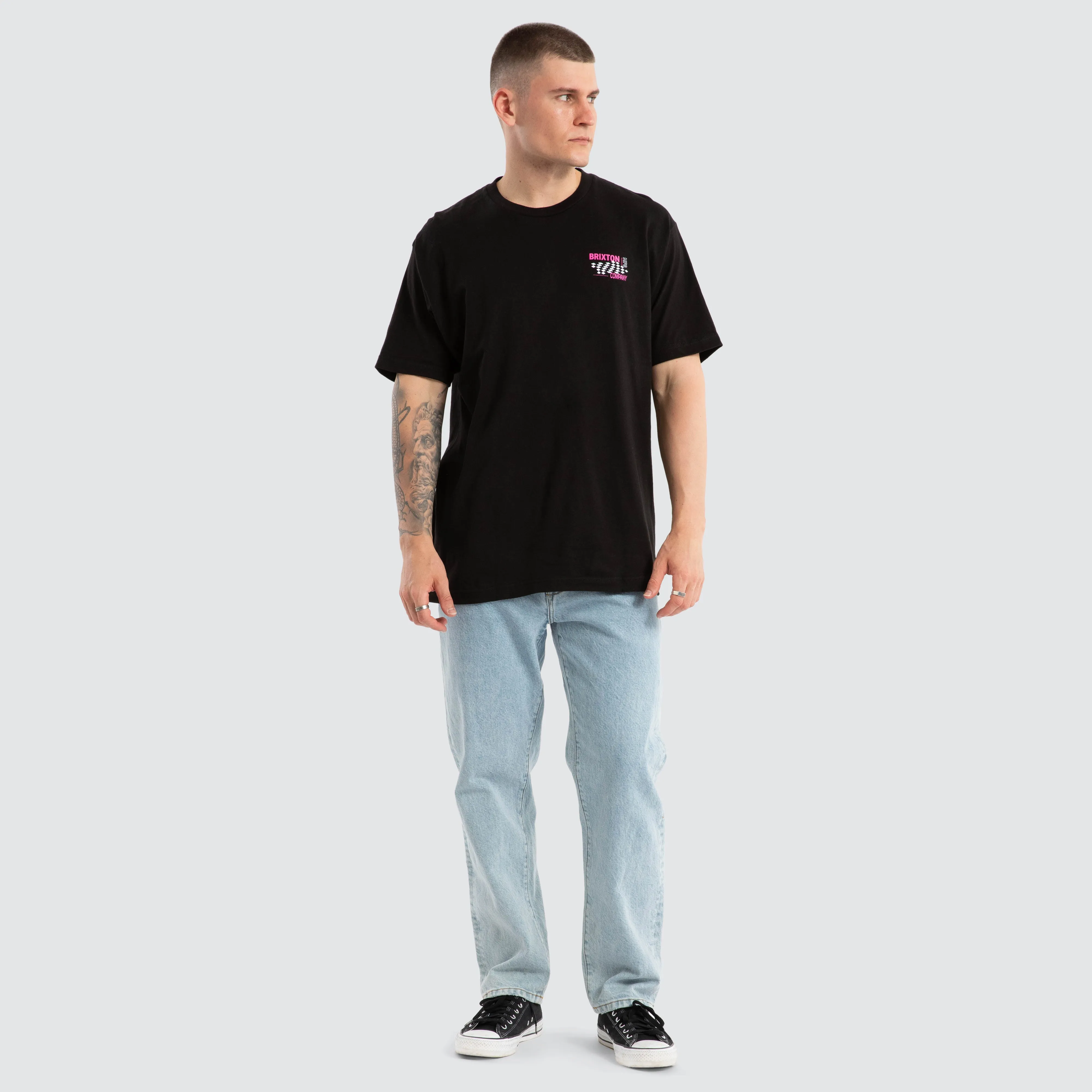 Neon Finish Line Tee Black sold by Neverland product image thumbnail 2