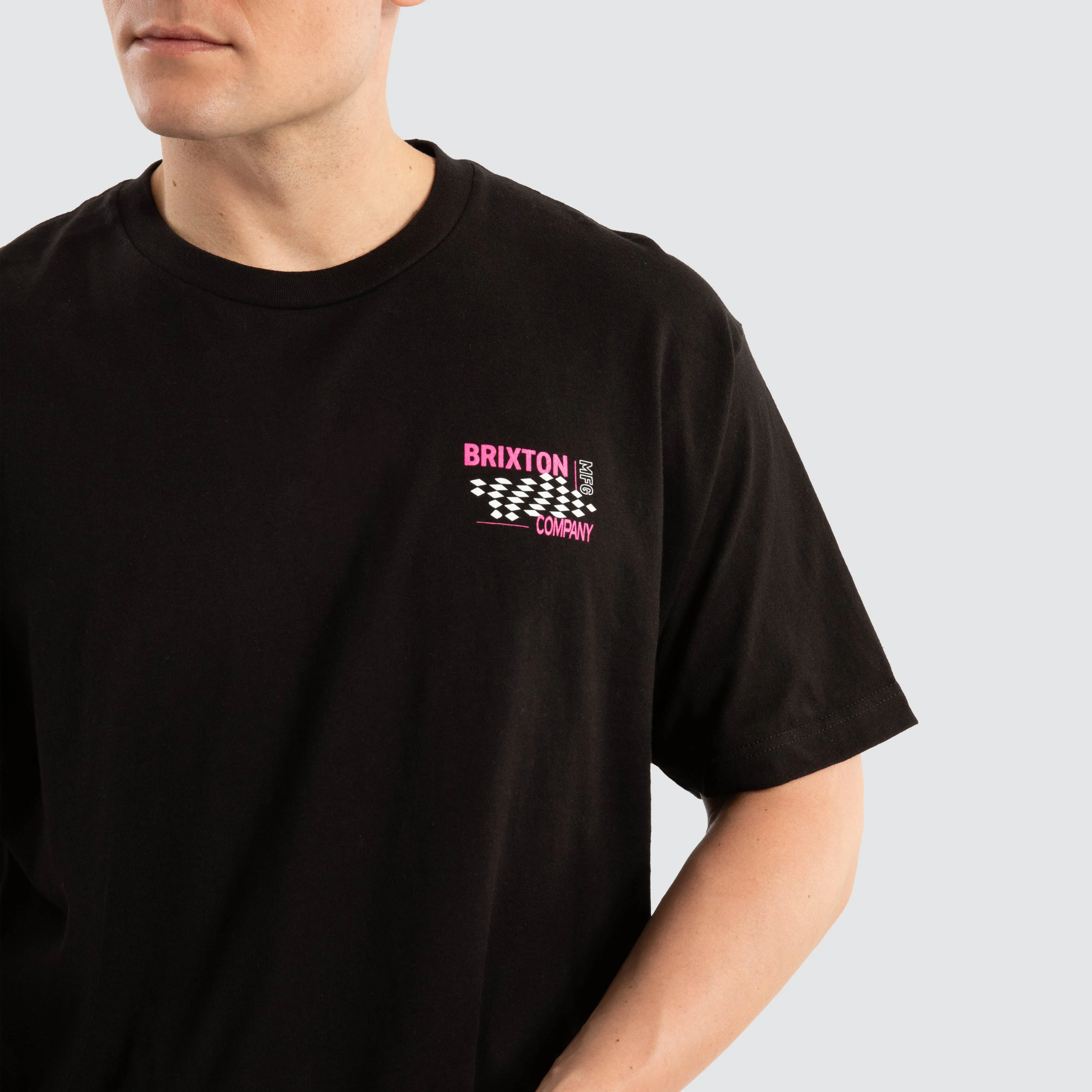 Neon Finish Line Tee Black sold by Neverland product image thumbnail 5