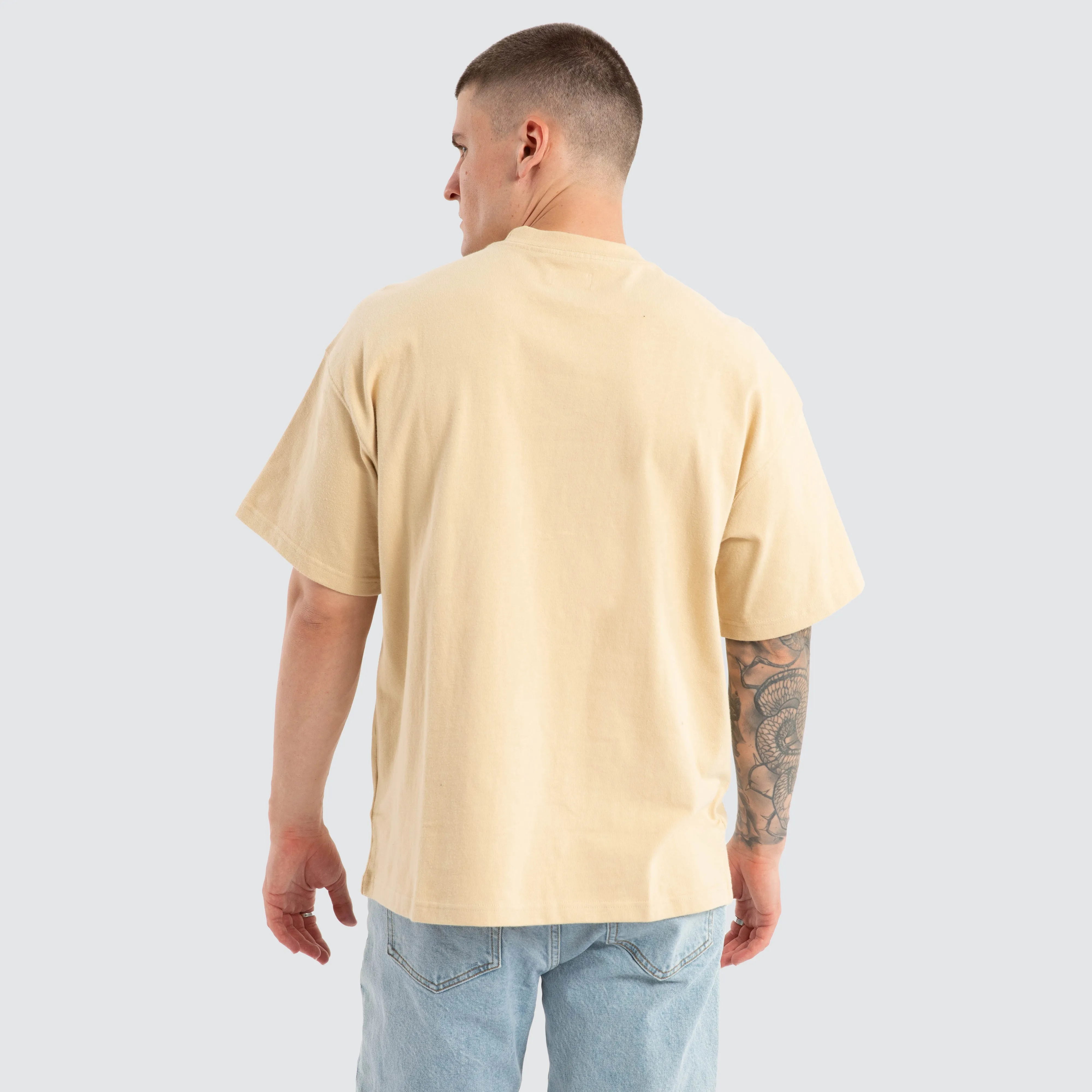 Tiger Relaxed Tee Cream sold by Neverland product image thumbnail 5