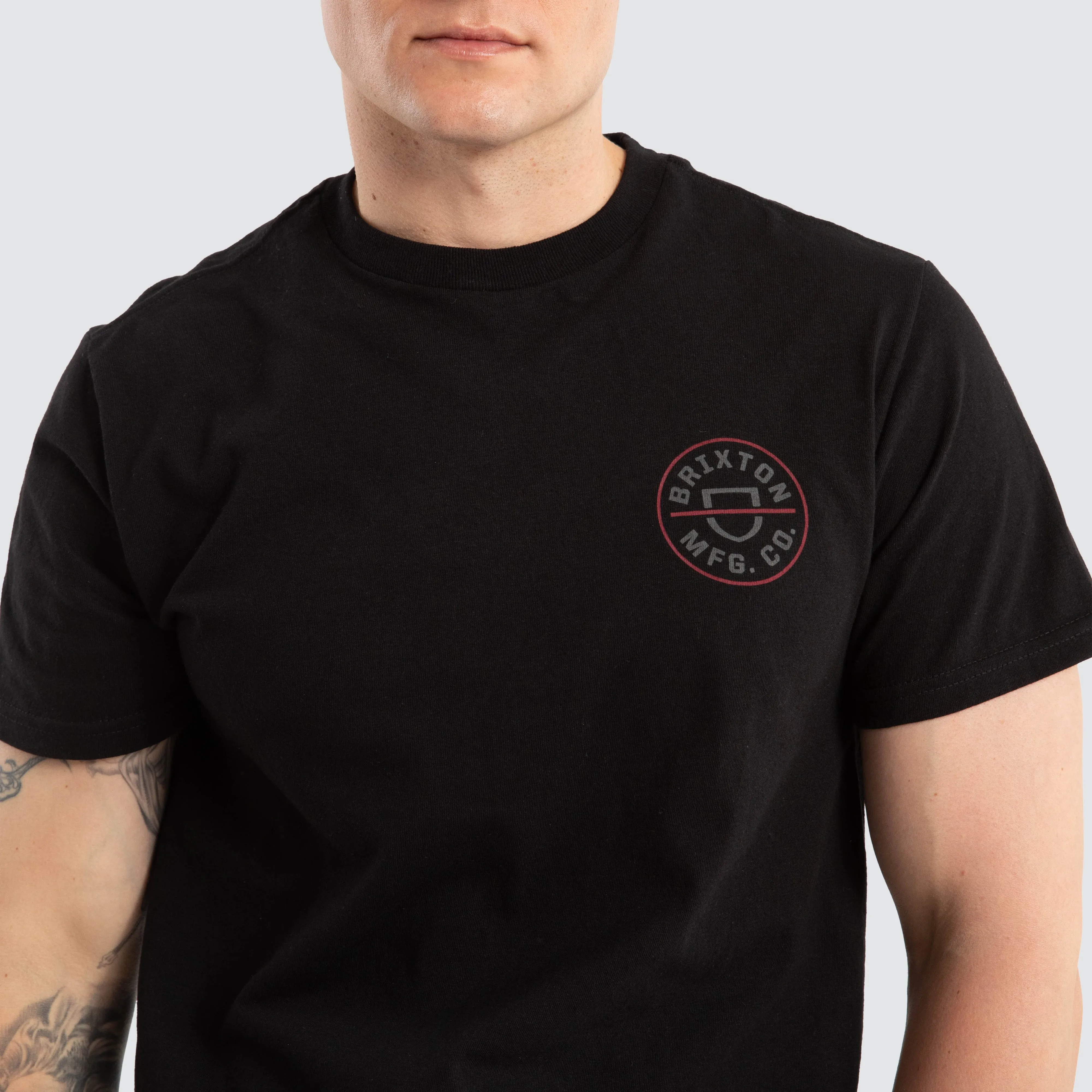 Crest II Standard Tee Black Charcoal Mahogany sold by Neverland product image thumbnail 5
