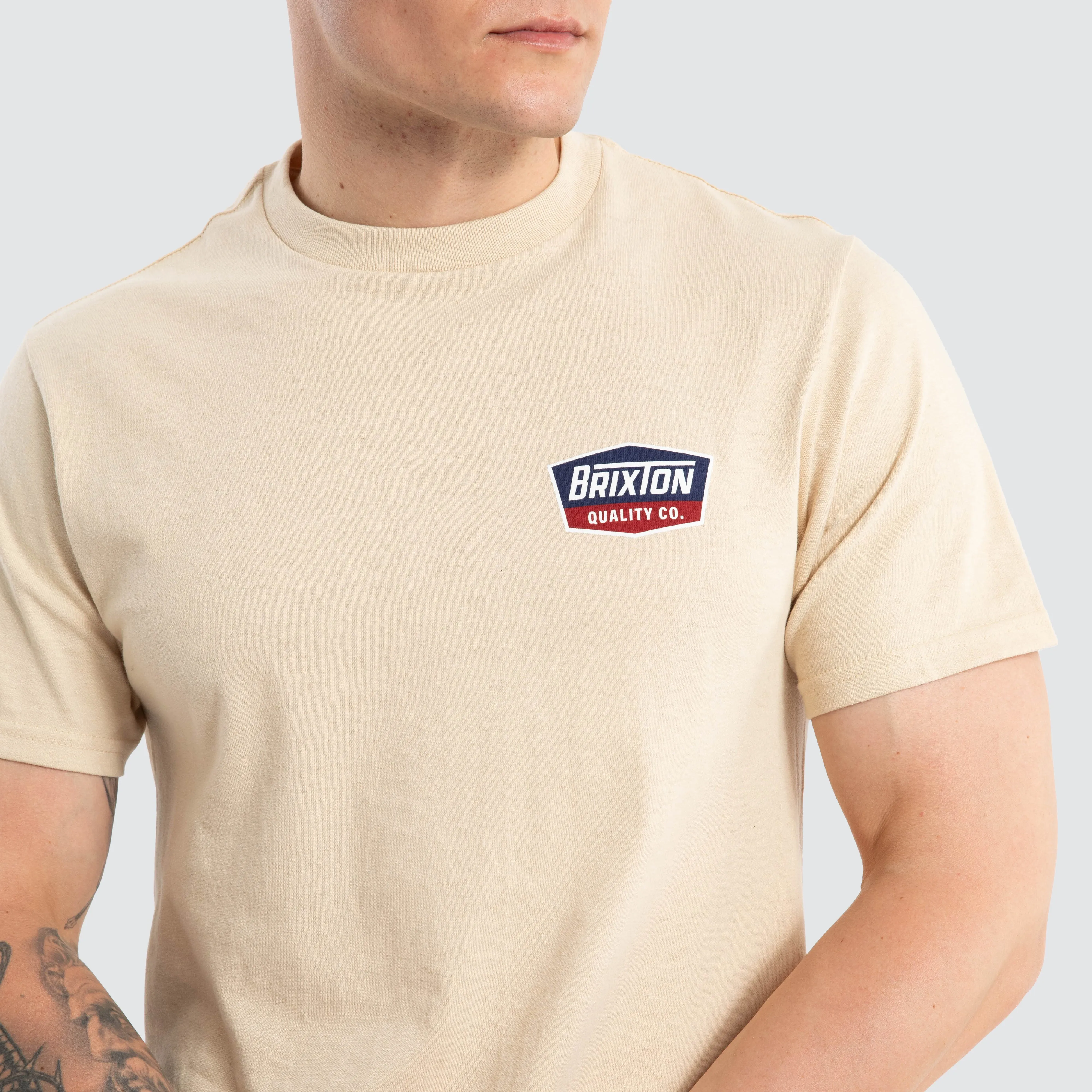 Regal Standard Tee Cream / Navy sold by Neverland product image thumbnail 5