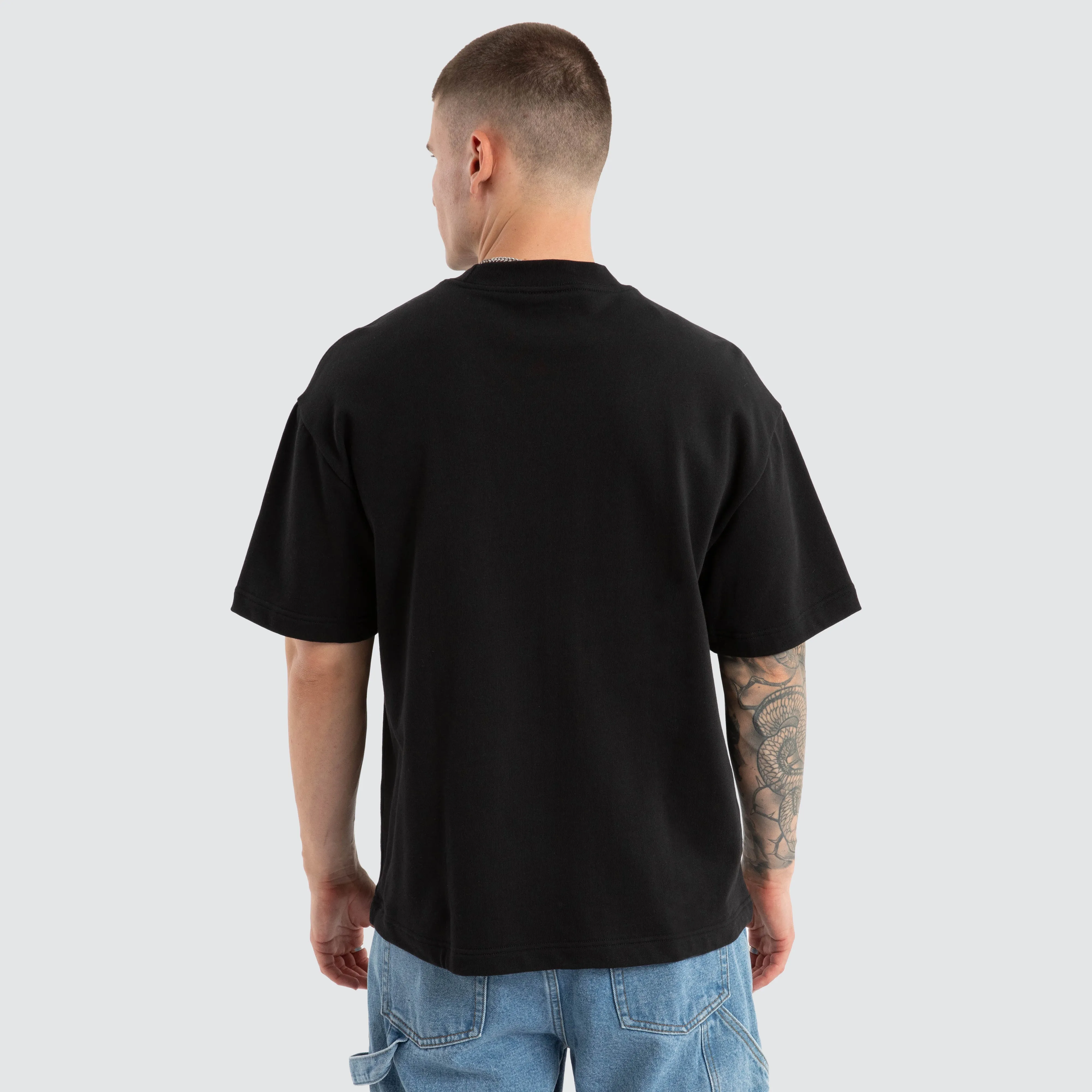 College Loopback Street Tee Jet Black sold by Neverland product image thumbnail 2