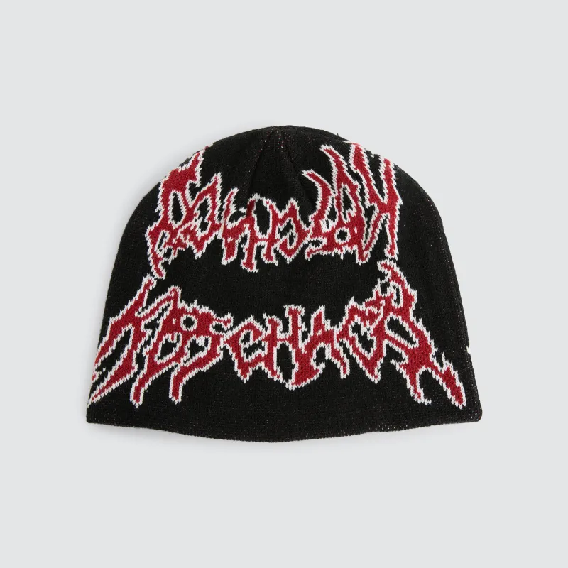 Razor Skully Beanie Jet Black sold by Neverland