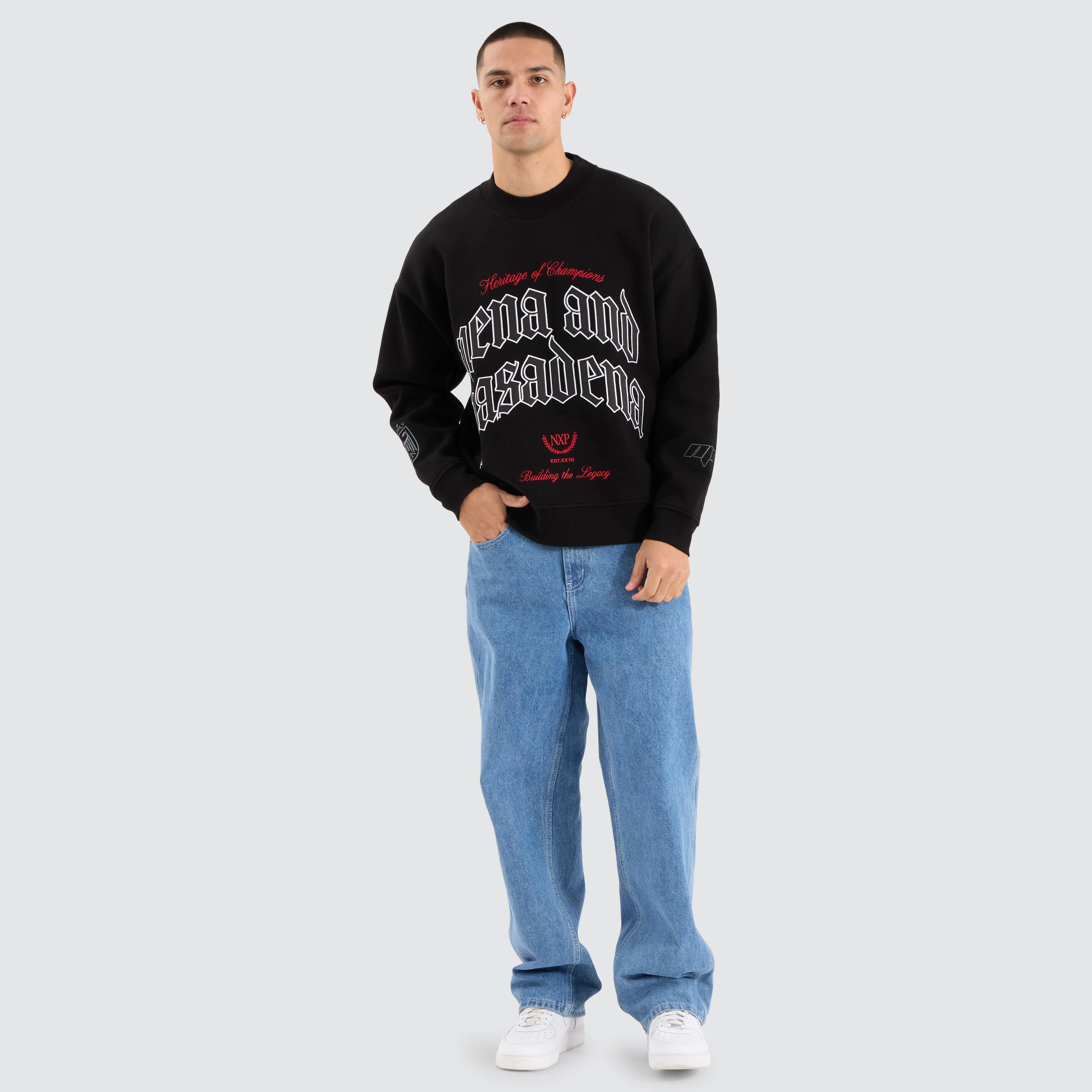 Buyout Box Fit Sweater Jet Black sold by Neverland product image thumbnail 2