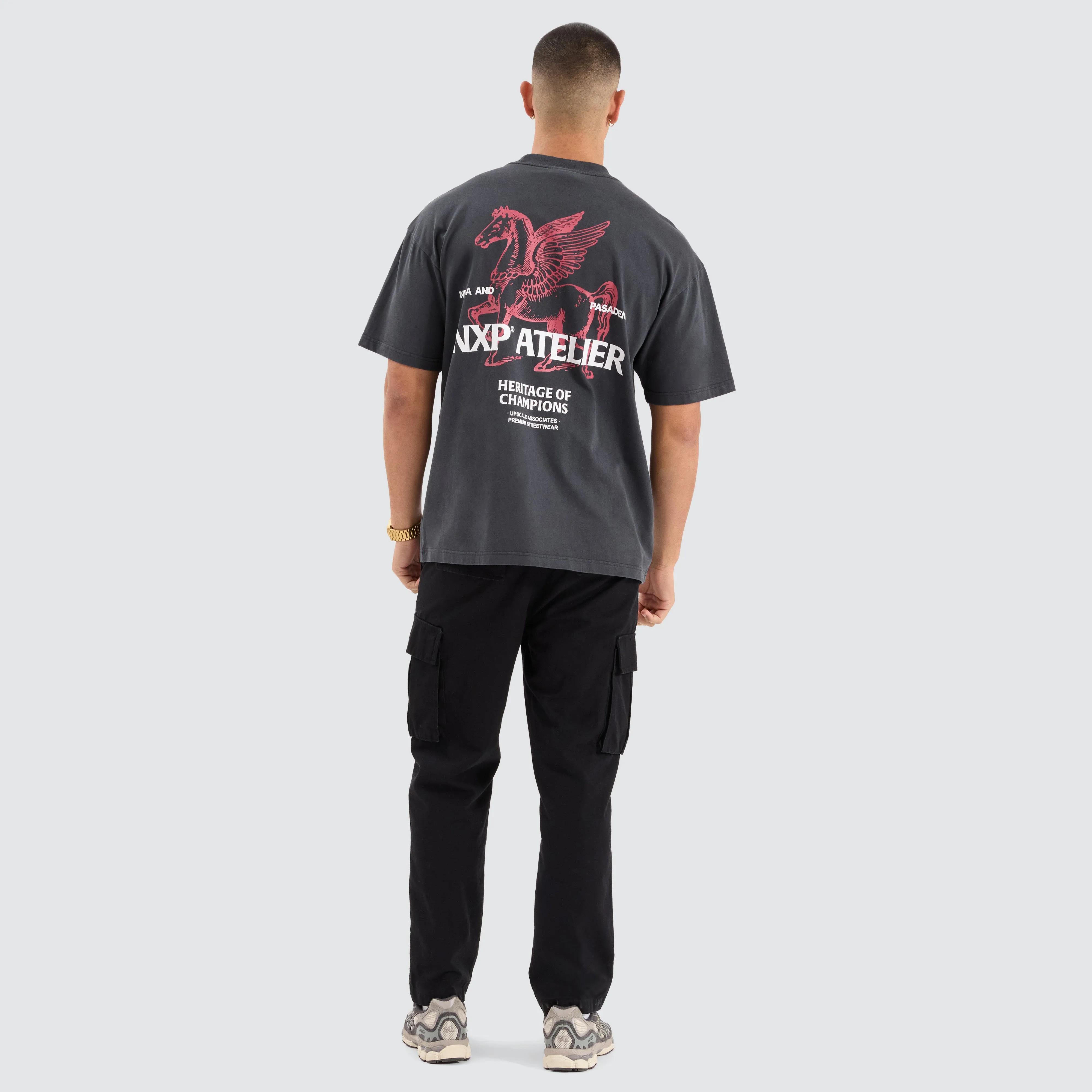 Heritage Raptor Tee Pigment Black sold by Neverland product image thumbnail 3