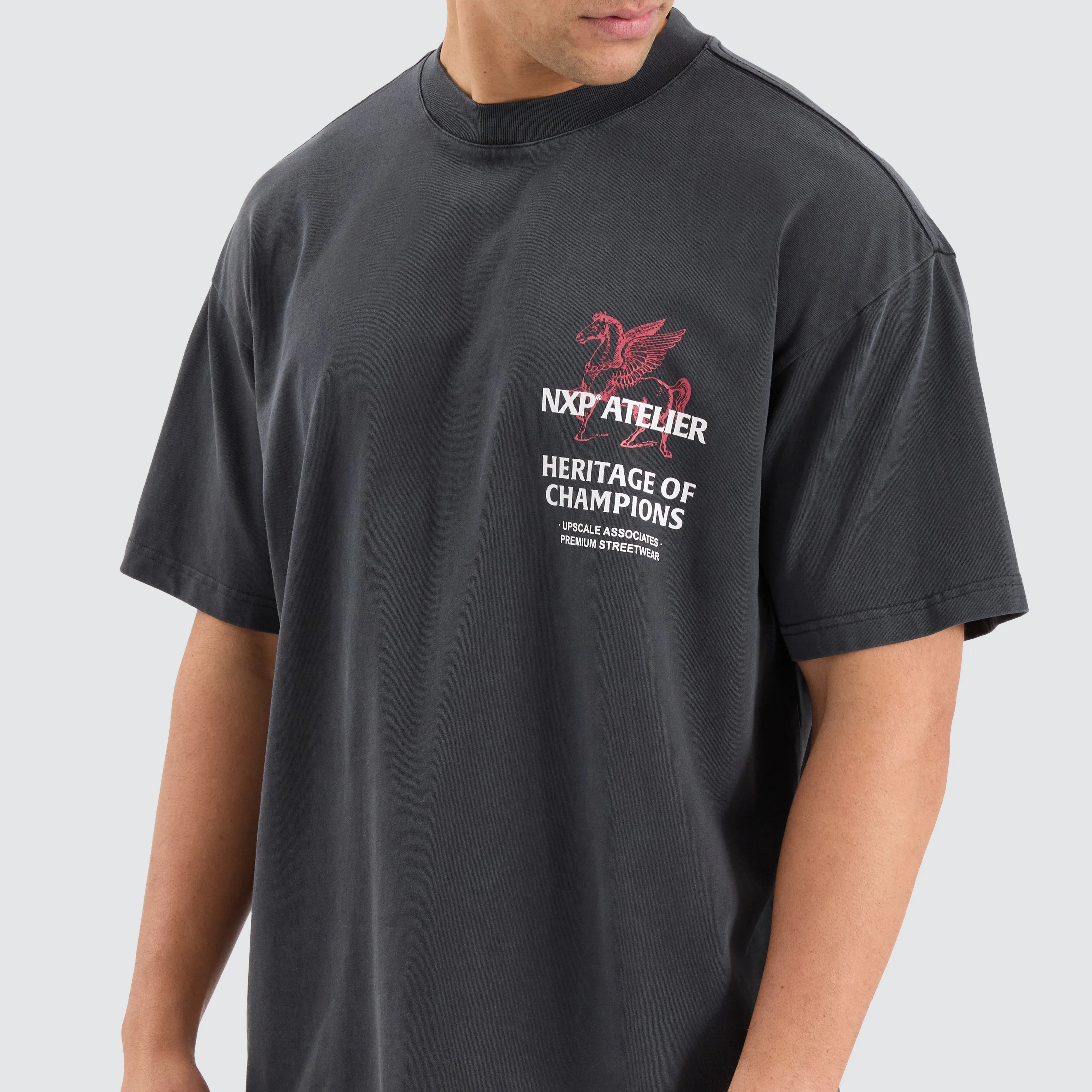 Heritage Raptor Tee Pigment Black sold by Neverland product image thumbnail 4