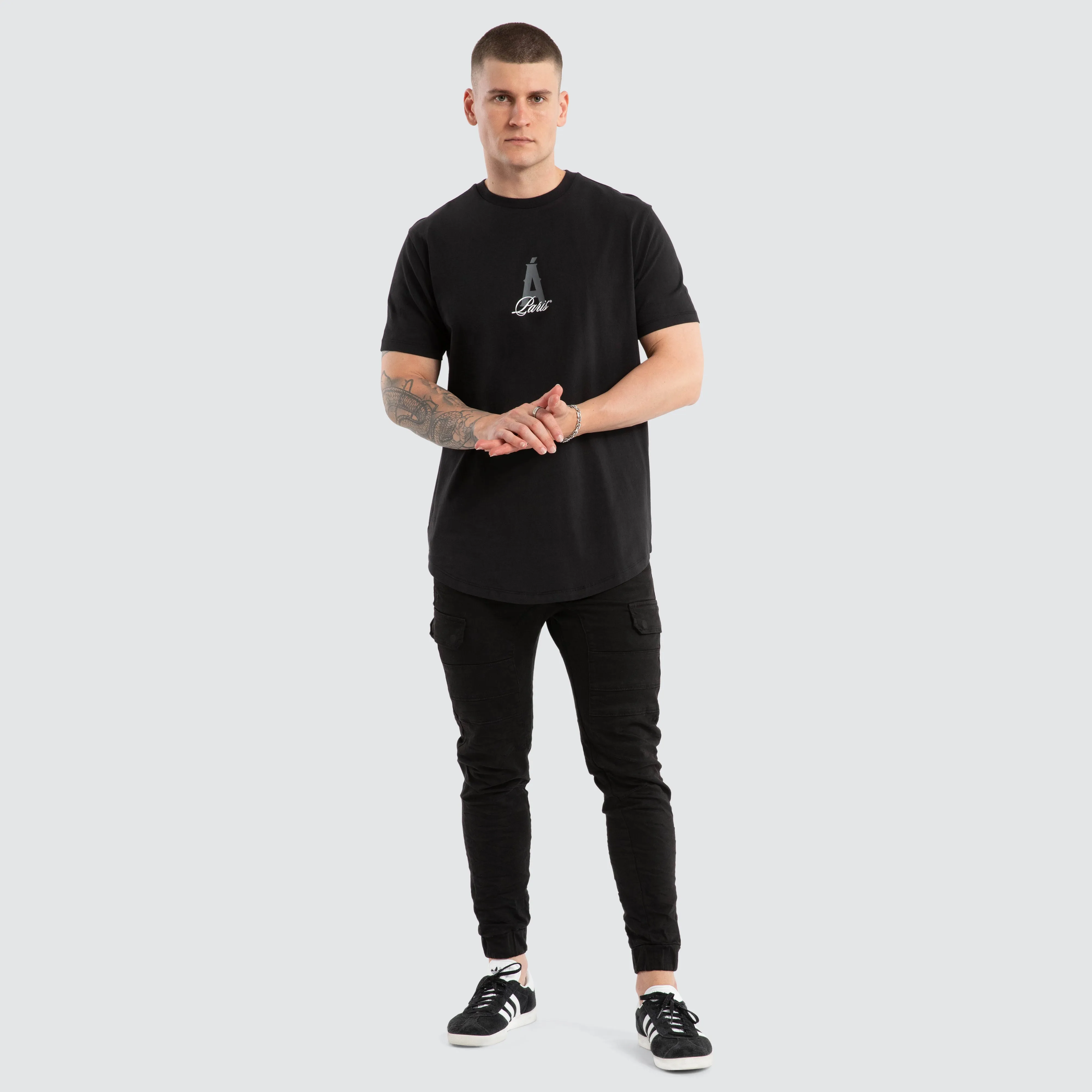 Film Dual Curved Tee Jet Black sold by Neverland product image thumbnail 3