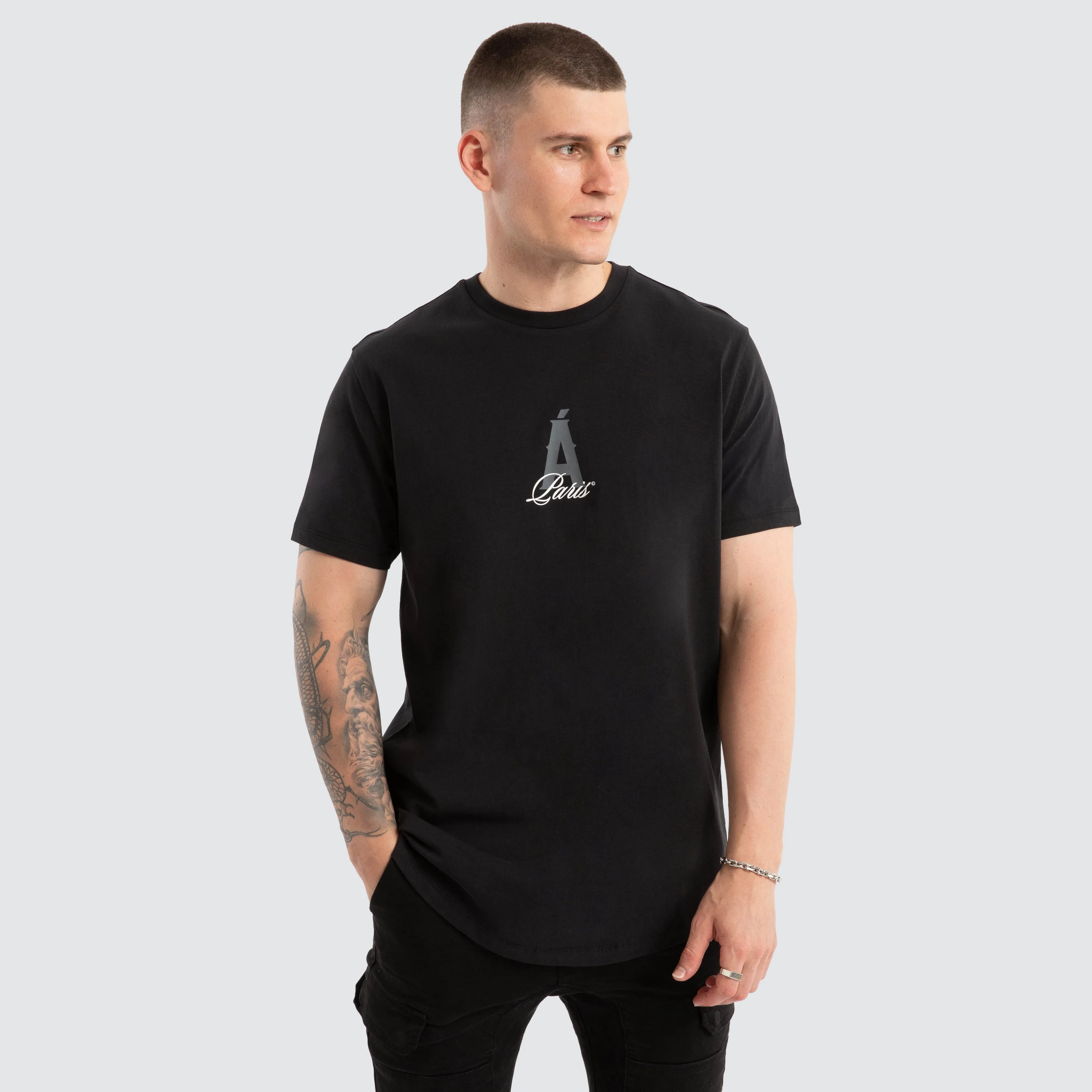Film Dual Curved Tee Jet Black sold by Neverland product image thumbnail 2
