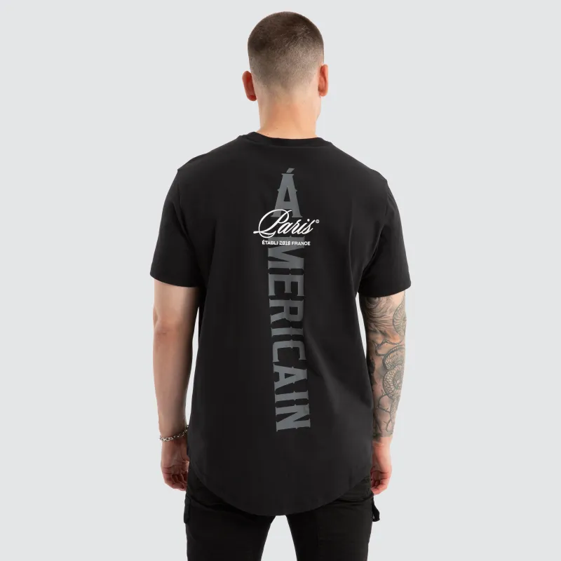 Film Dual Curved Tee Jet Black sold by Neverland
