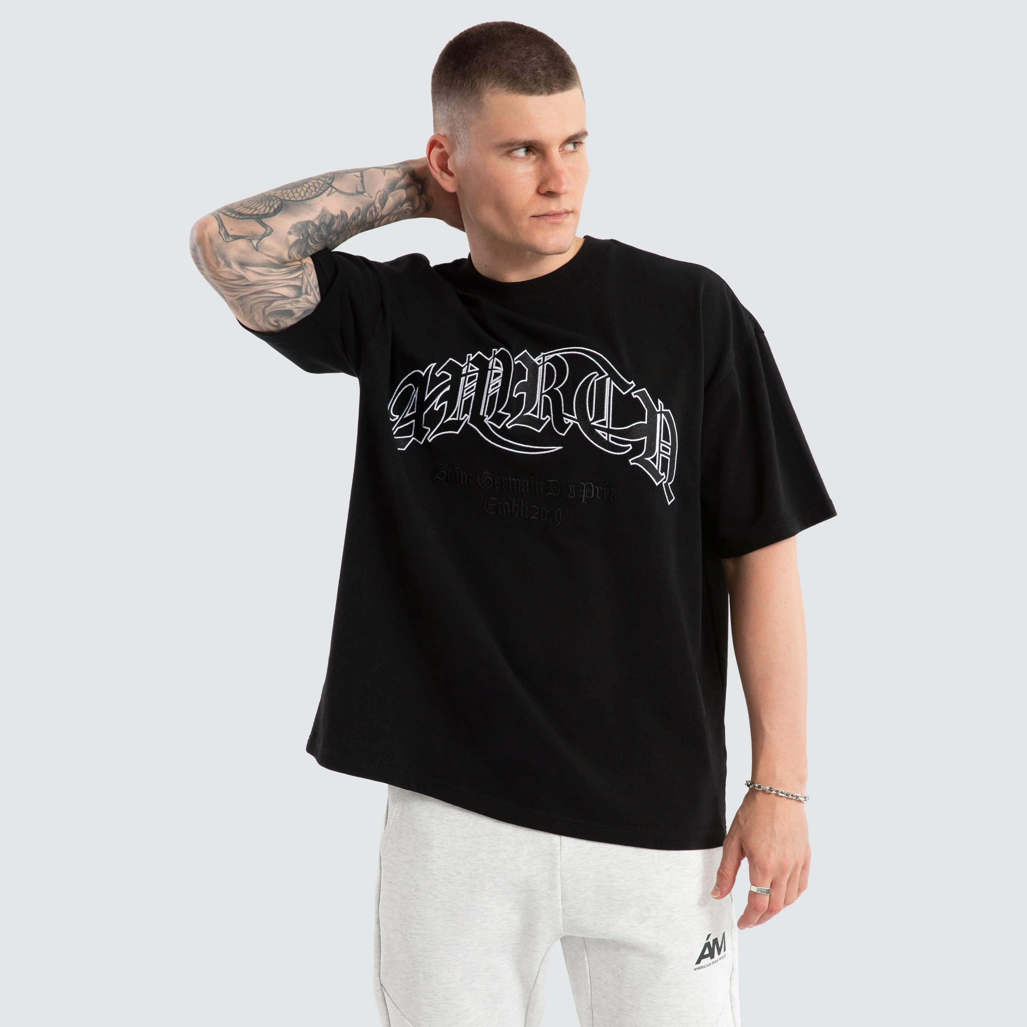 Level Raptor Tee Jet Black sold by Neverland