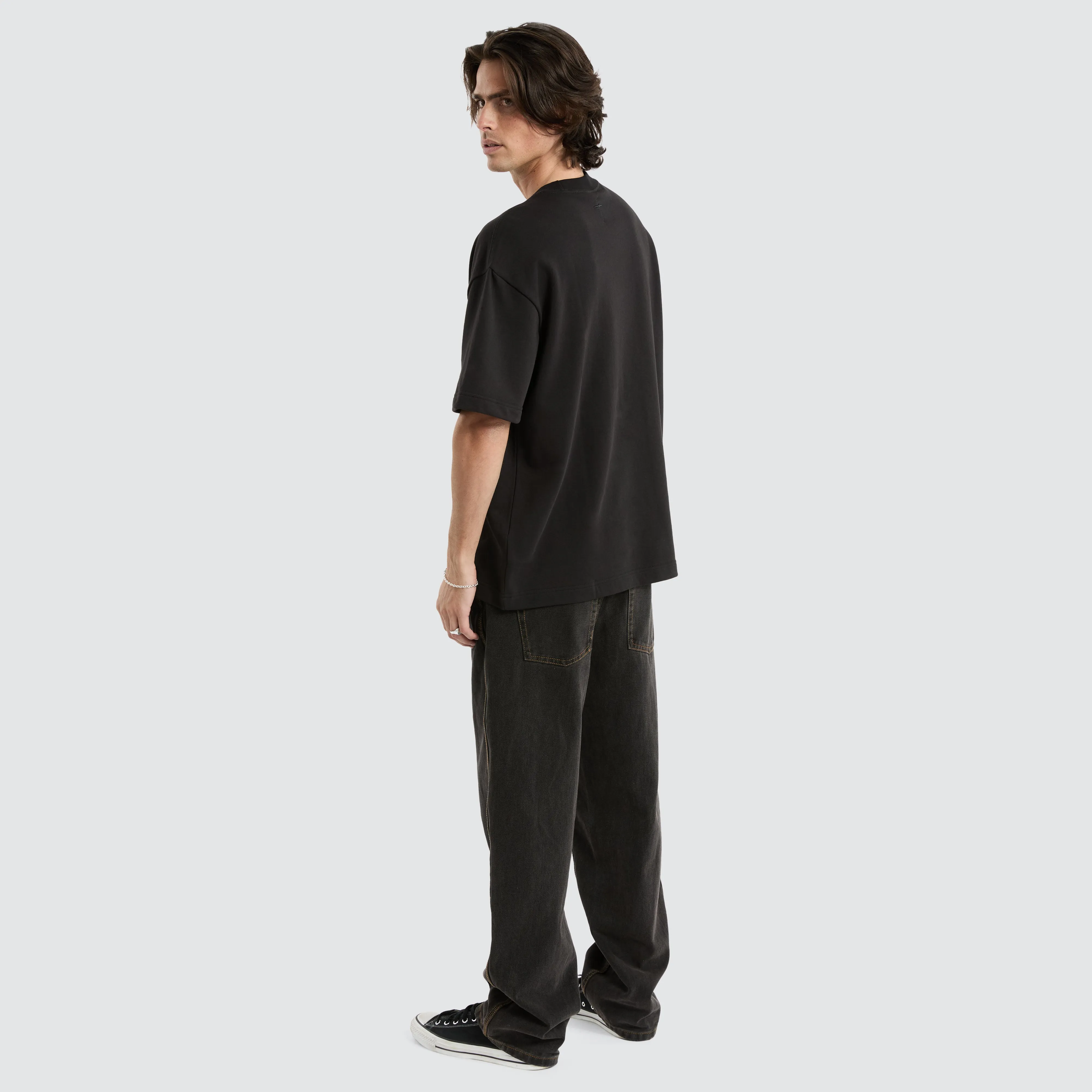 Cassius Loopback Street Tee Jet Black sold by Neverland product image thumbnail 2