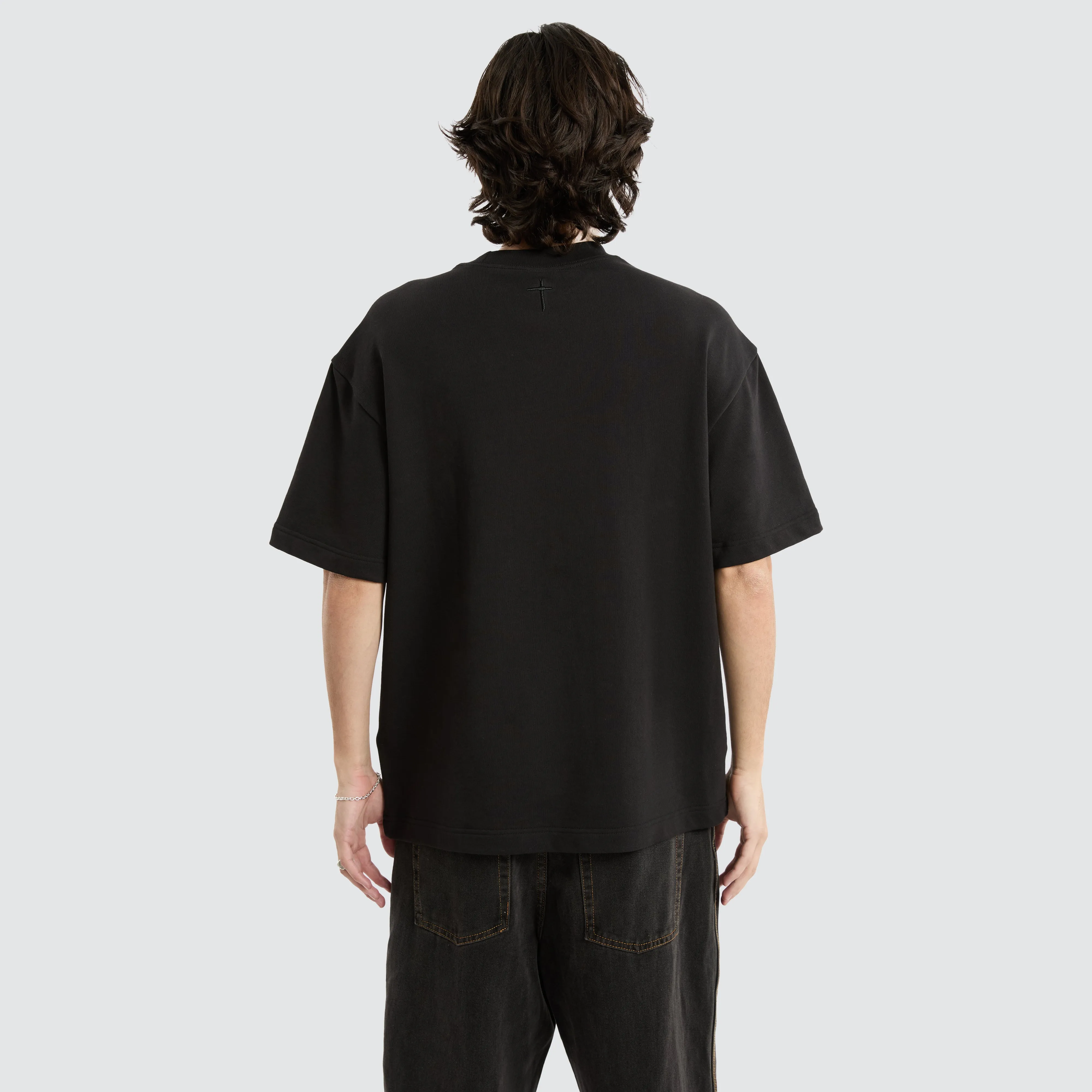 Cassius Loopback Street Tee Jet Black sold by Neverland product image thumbnail 5