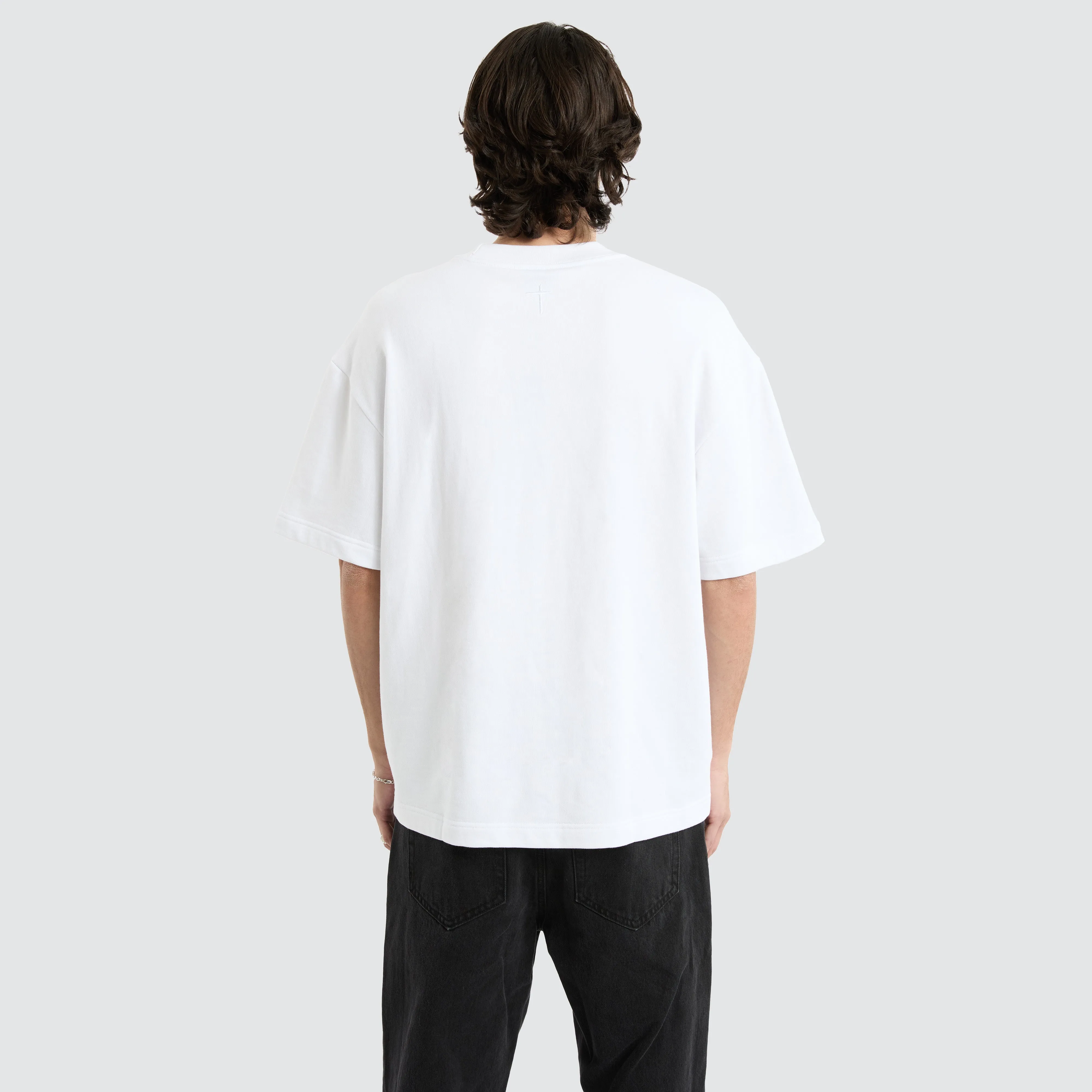 Cassius Loopback Street Tee Optical White sold by Neverland product image thumbnail 4