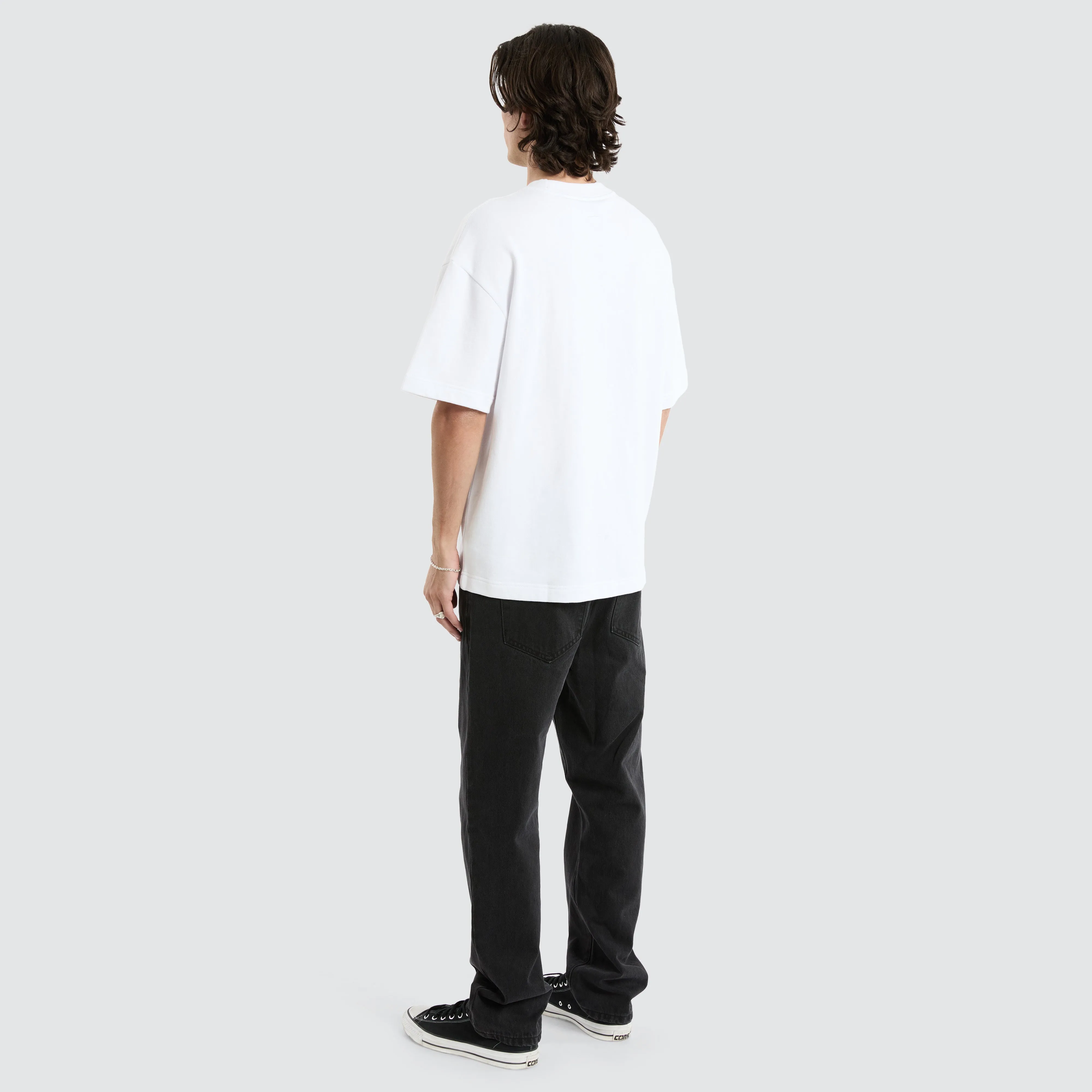 Cassius Loopback Street Tee Optical White sold by Neverland product image thumbnail 5