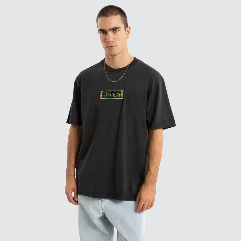 Behind It All Oversized Tee Black sold by Neverland