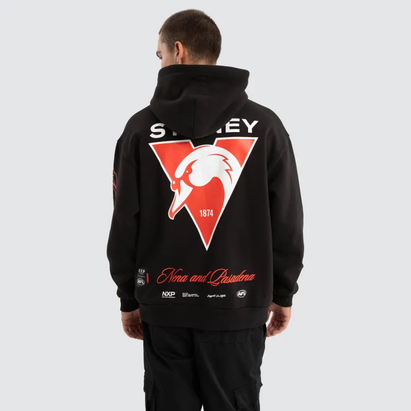 Sydney Swans AFL Season Hoodie Jet Black sold by Neverland