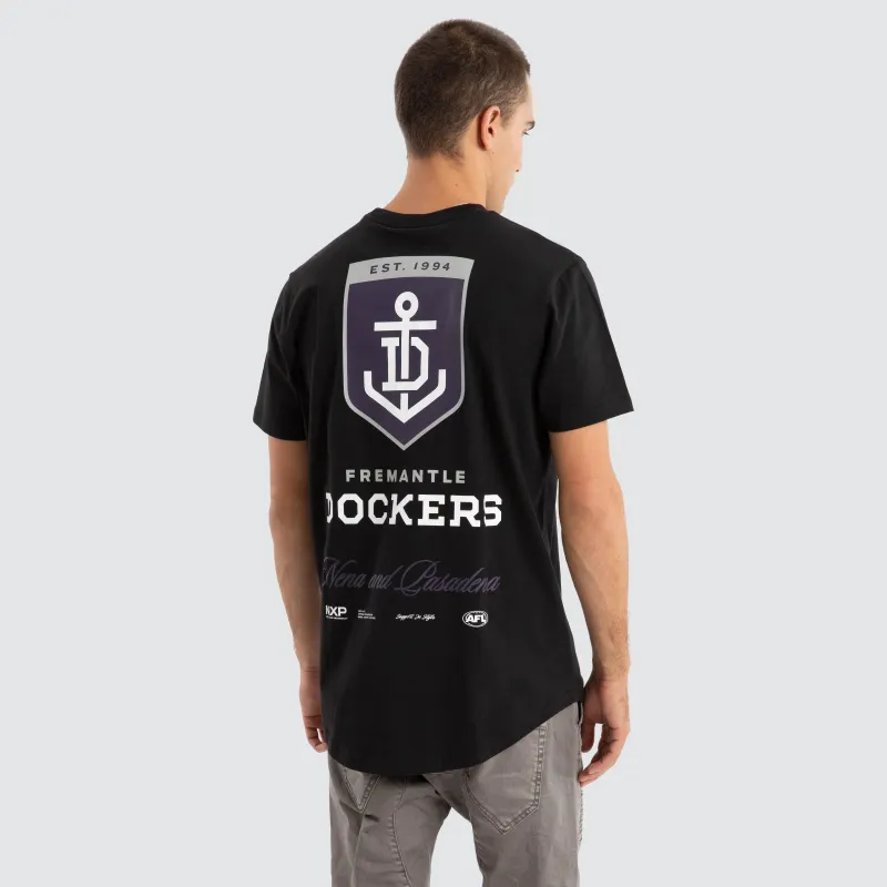 Fremantle Dockers AFL Prime Tee Jet Black sold by Neverland