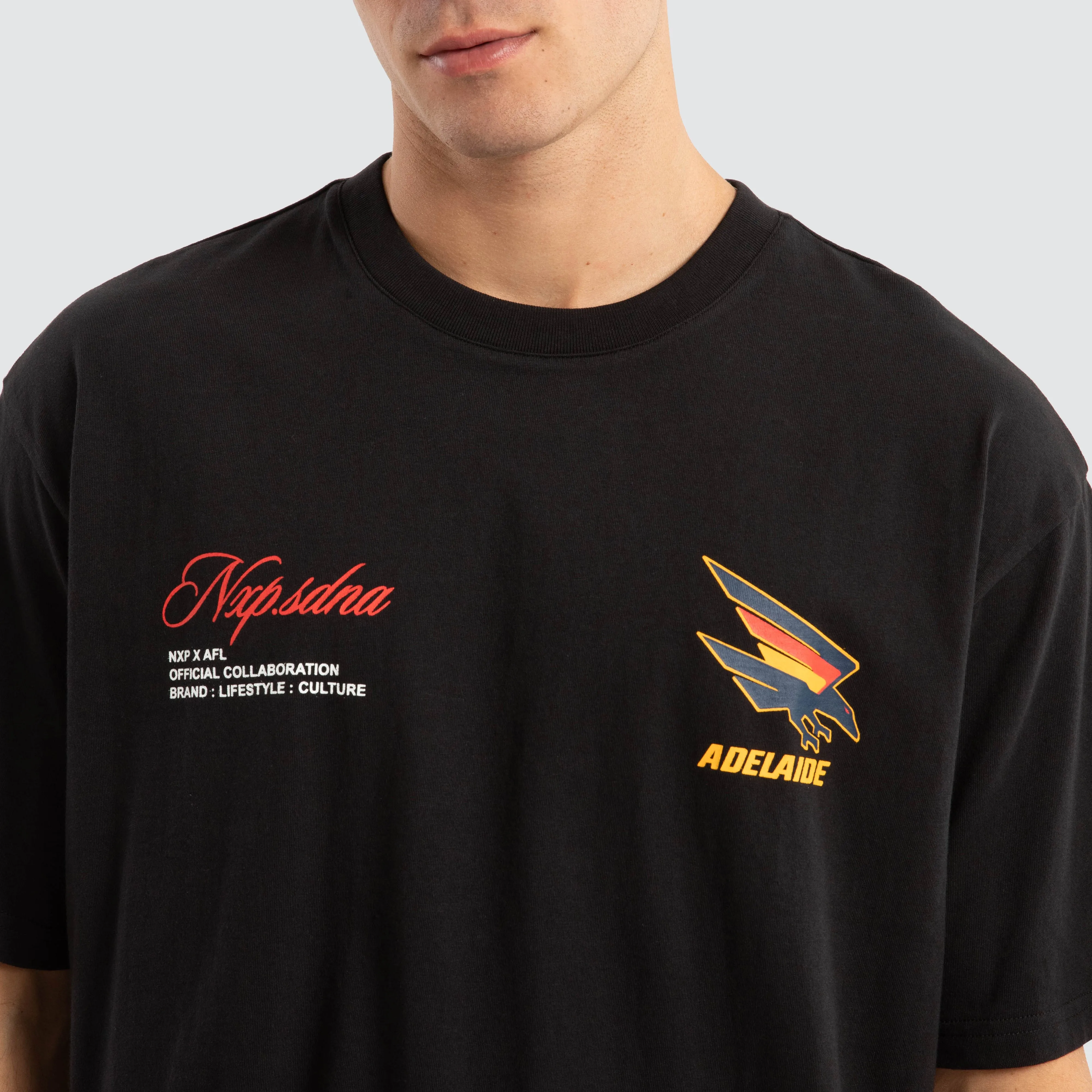 Adelaide Crows AFL Season Tee Jet Black sold by Neverland product image thumbnail 4