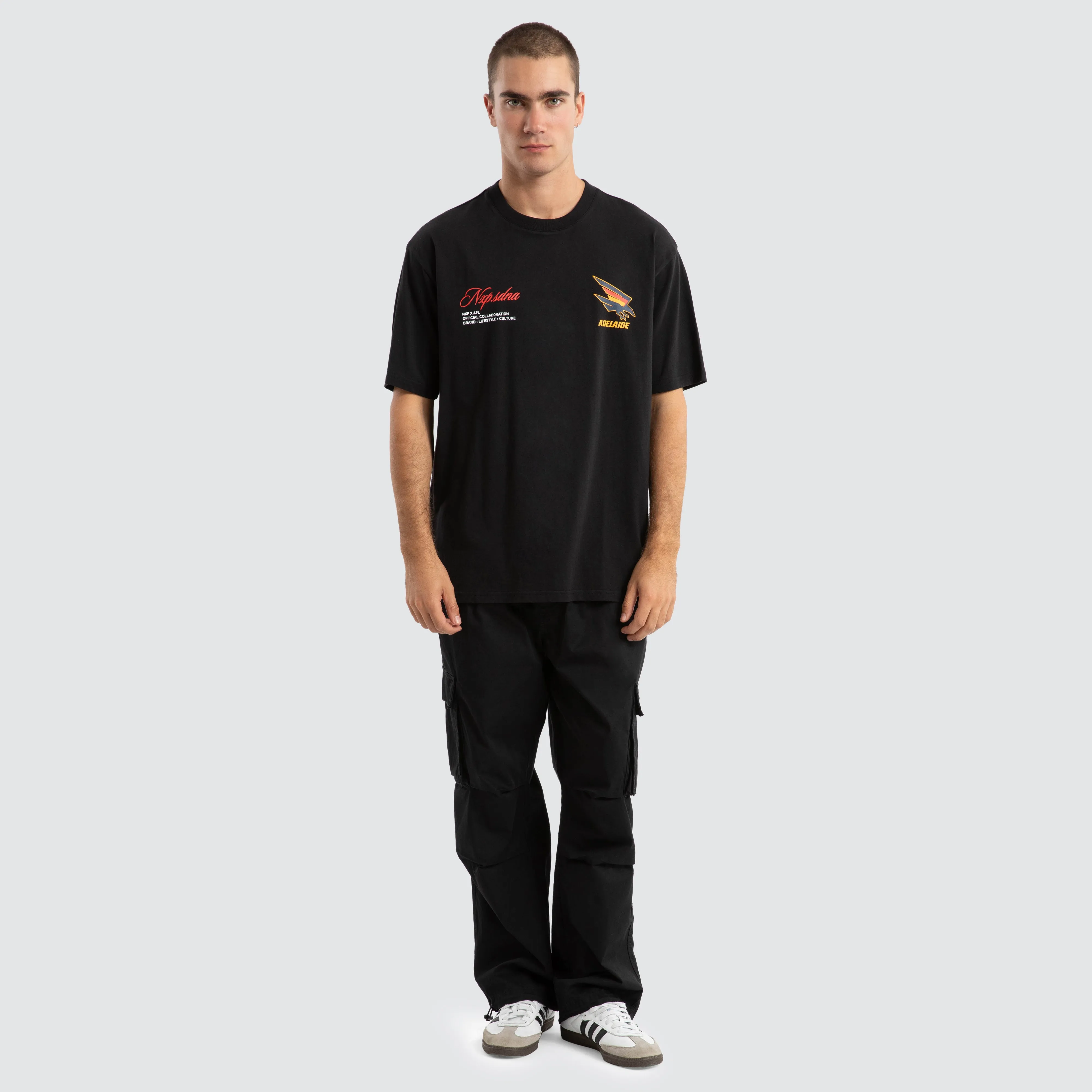 Adelaide Crows AFL Season Tee Jet Black sold by Neverland product image thumbnail 3