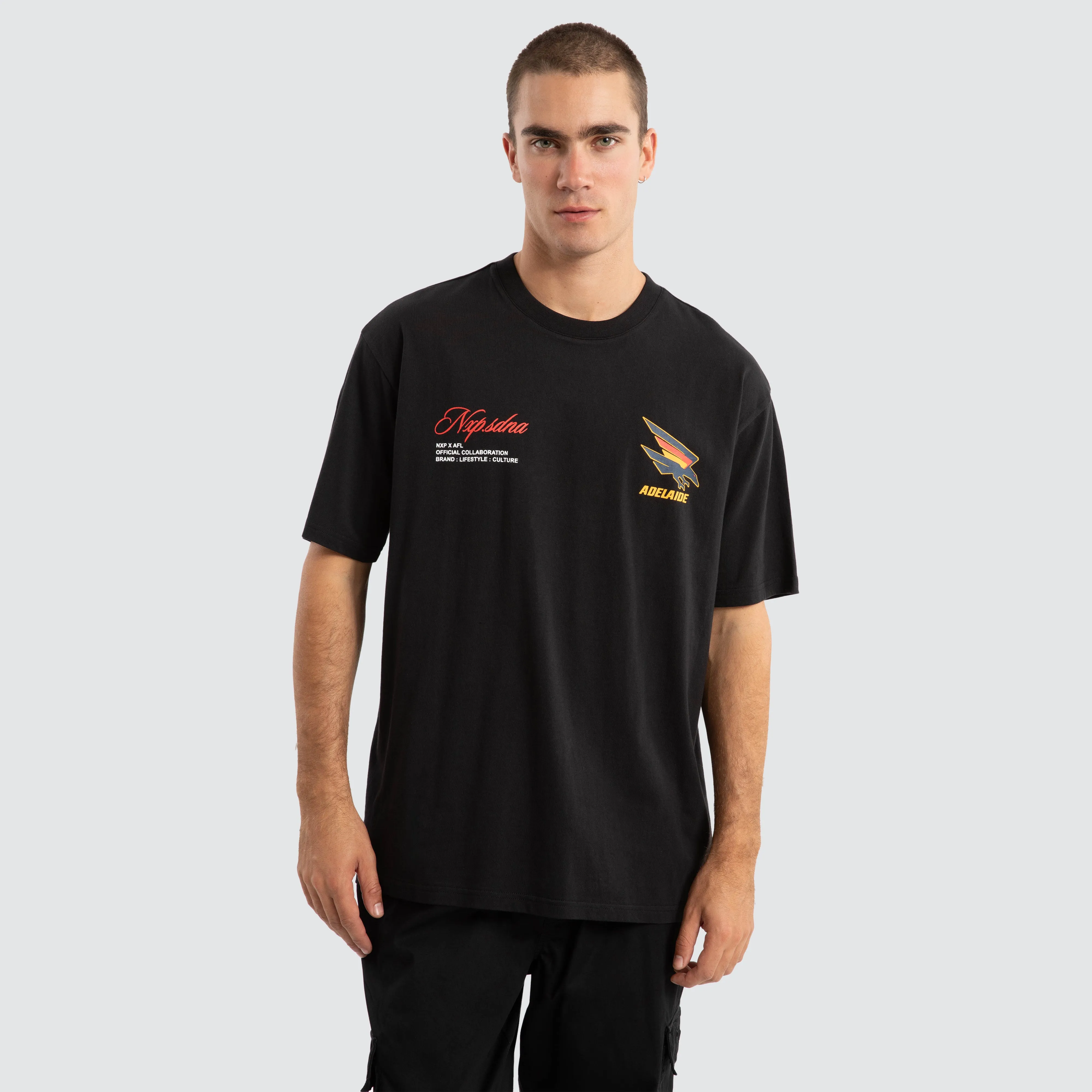 Adelaide Crows AFL Season Tee Jet Black sold by Neverland product image thumbnail 2