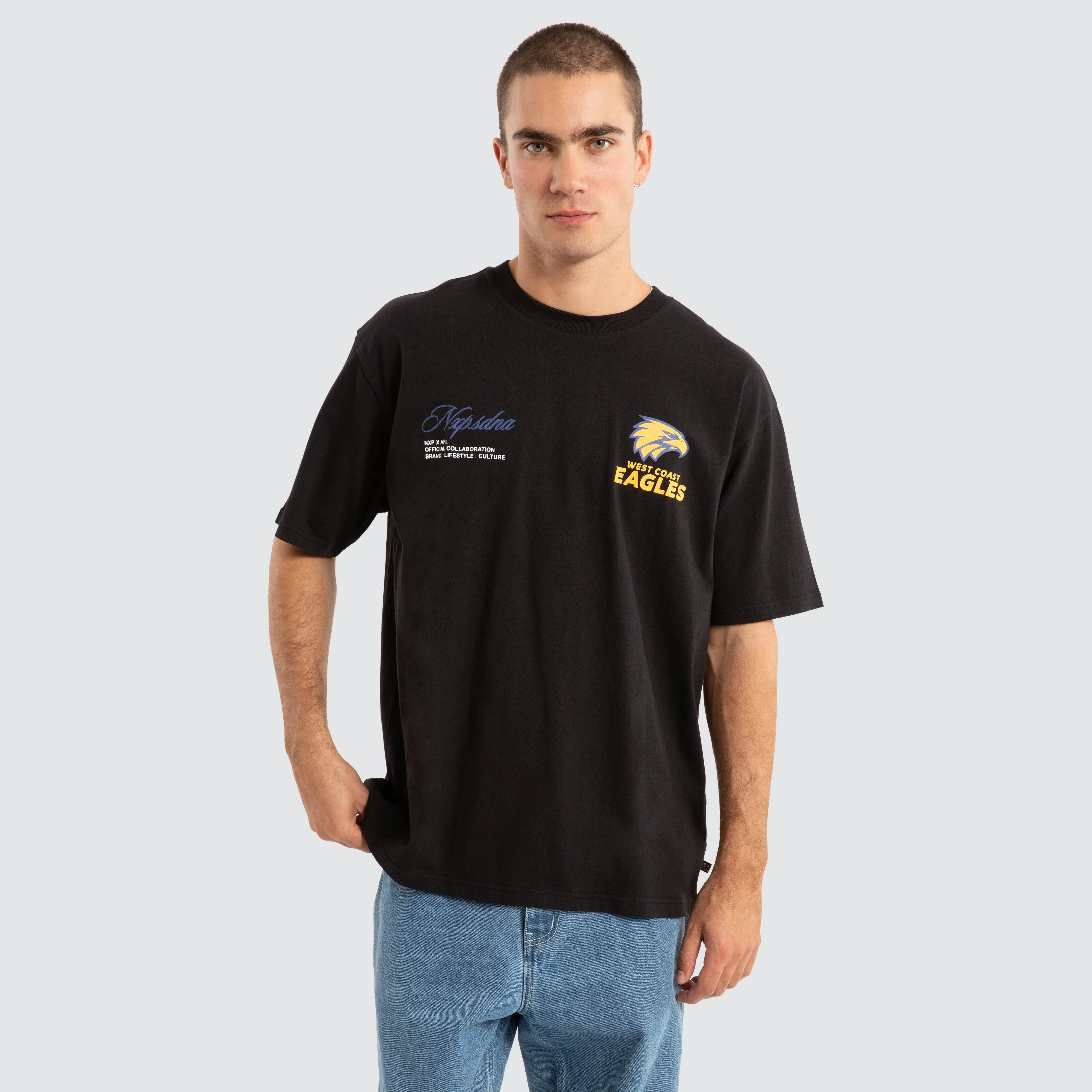 West Coast Eagles AFL Season Tee Jet Black sold by Neverland product image thumbnail 2