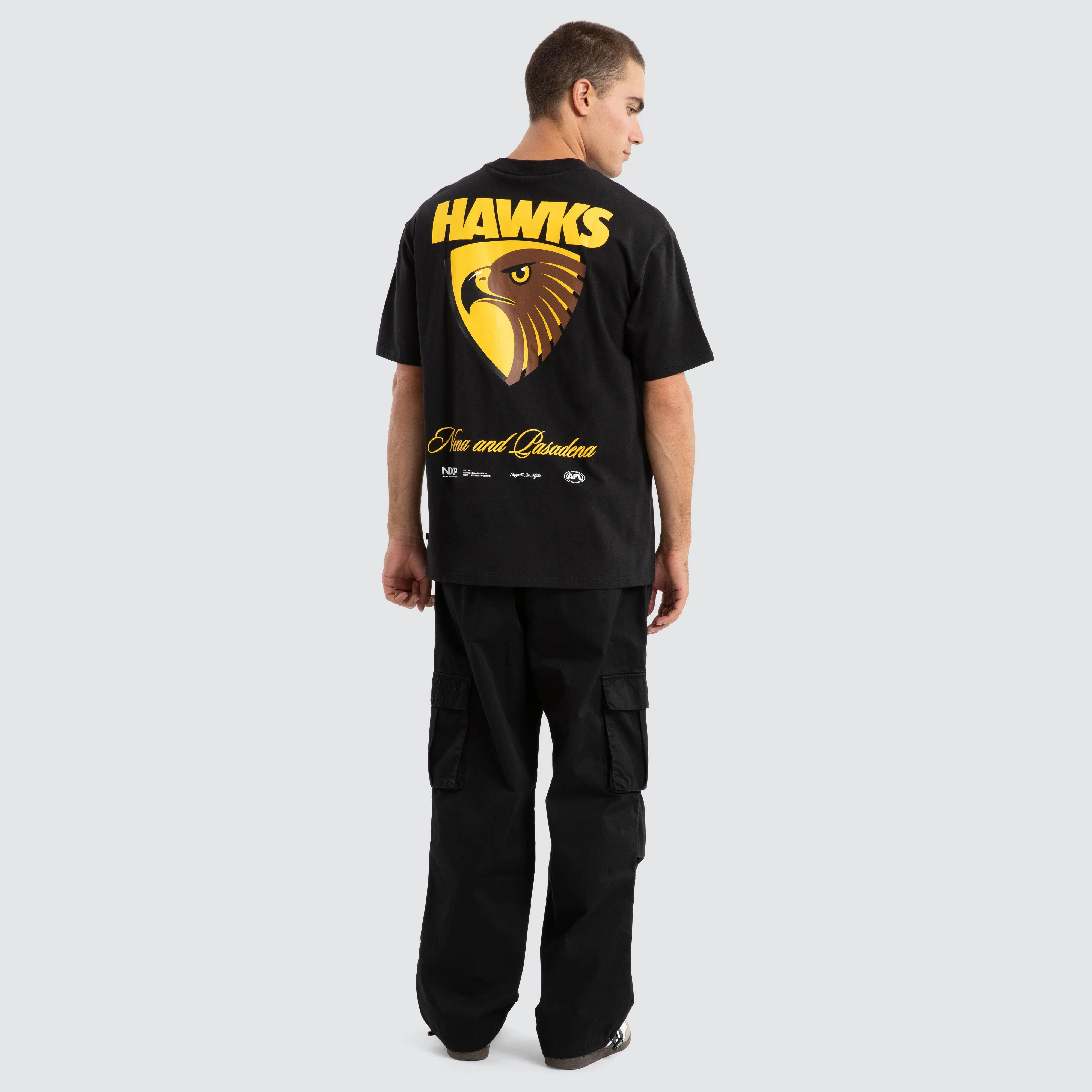 Hawthorn Hawks AFL Season Tee Jet Black sold by Neverland product image thumbnail 5