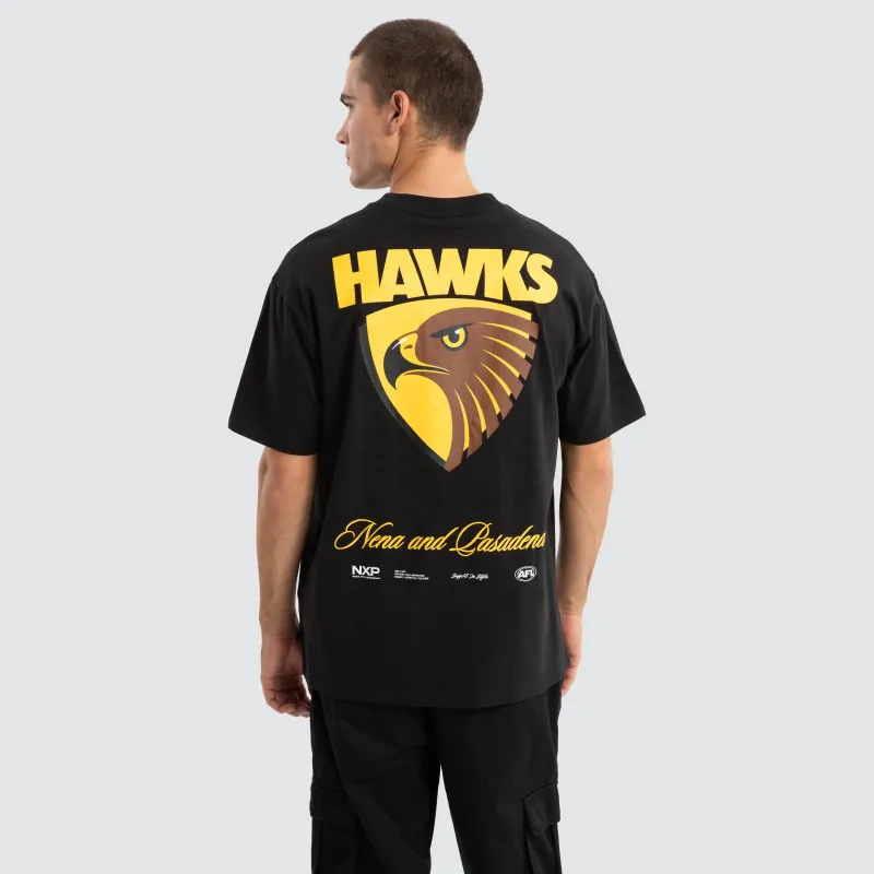 Hawthorn Hawks AFL Season Tee Jet Black sold by Neverland