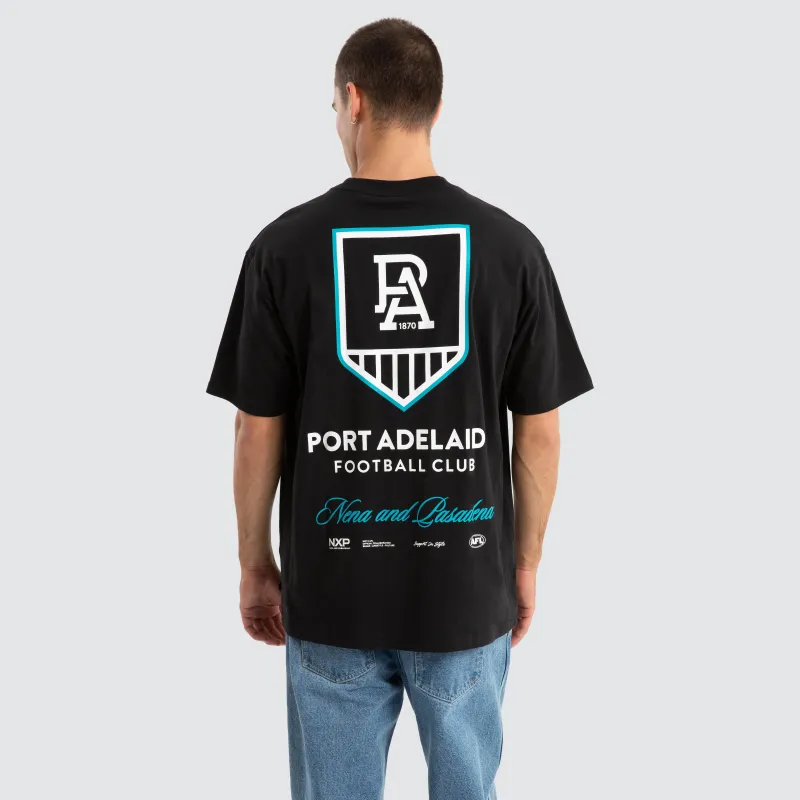 Port Adelaide Power AFL Season Tee Jet Black sold by Neverland