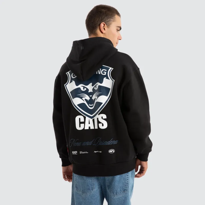 Geelong Cats AFL Season Hoodie Jet Black sold by Neverland