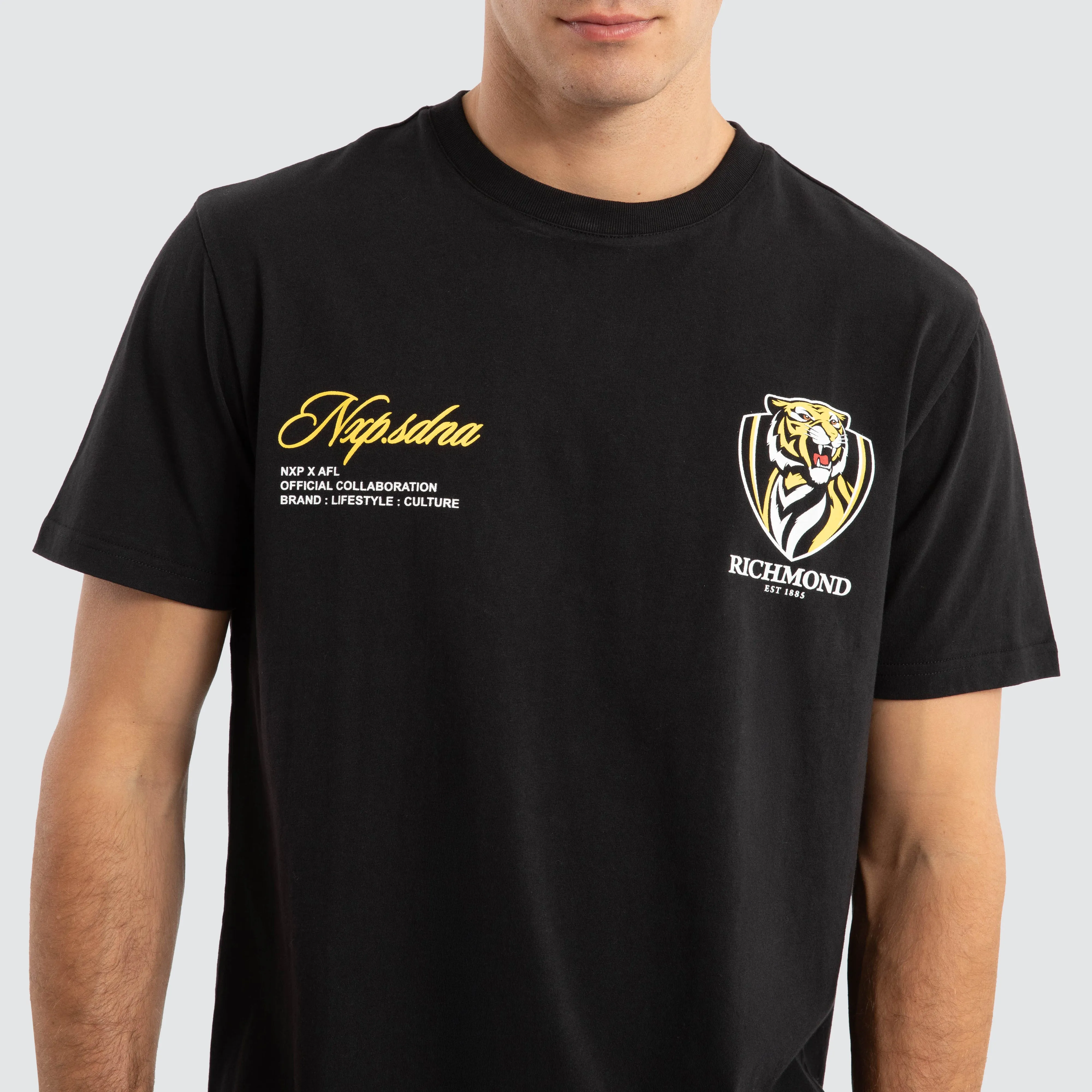 Richmond Tigers AFL Prime Tee Jet Black sold by Neverland product image thumbnail 4