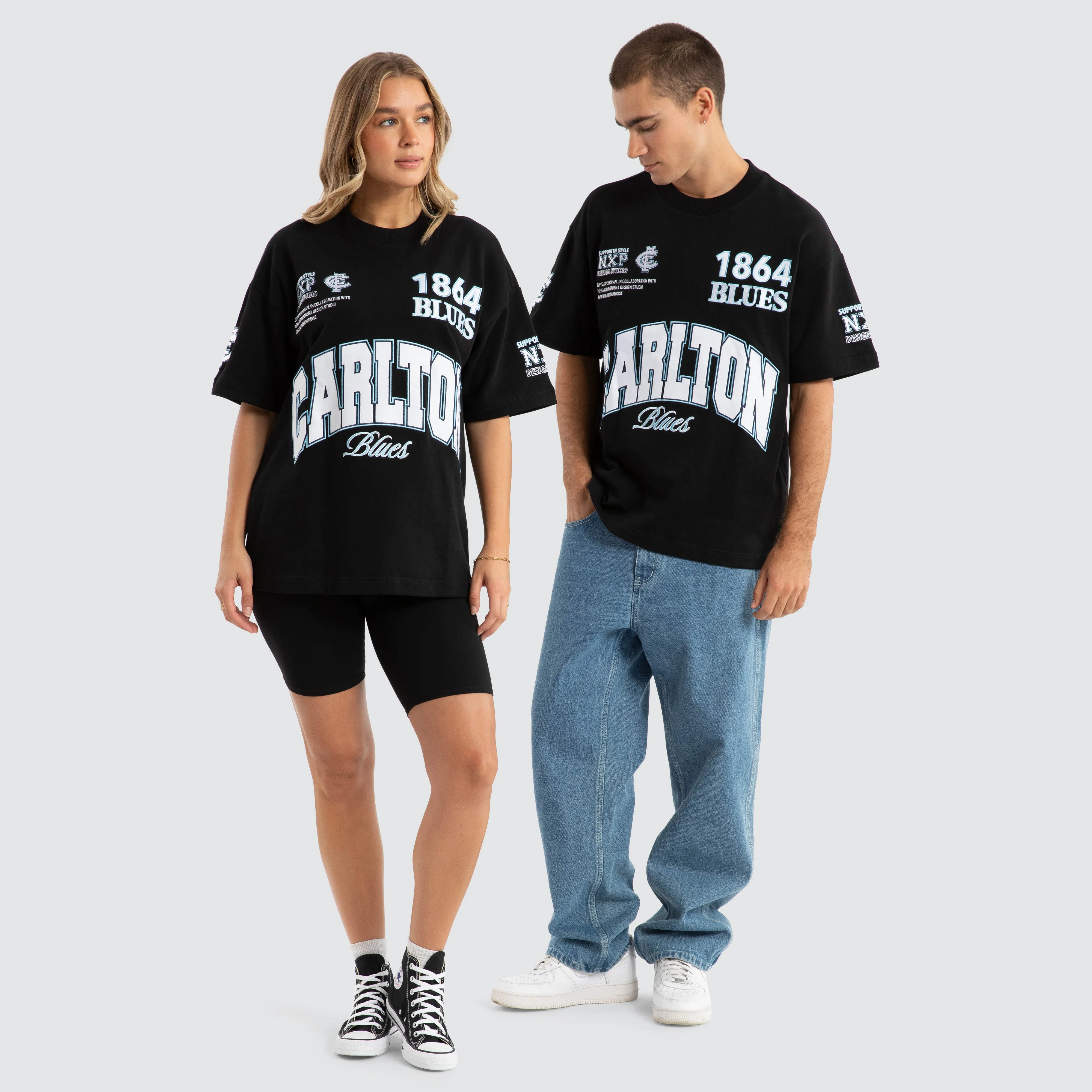 Carlton Blues AFL Academy Tee Jet Black sold by Neverland product image thumbnail 3