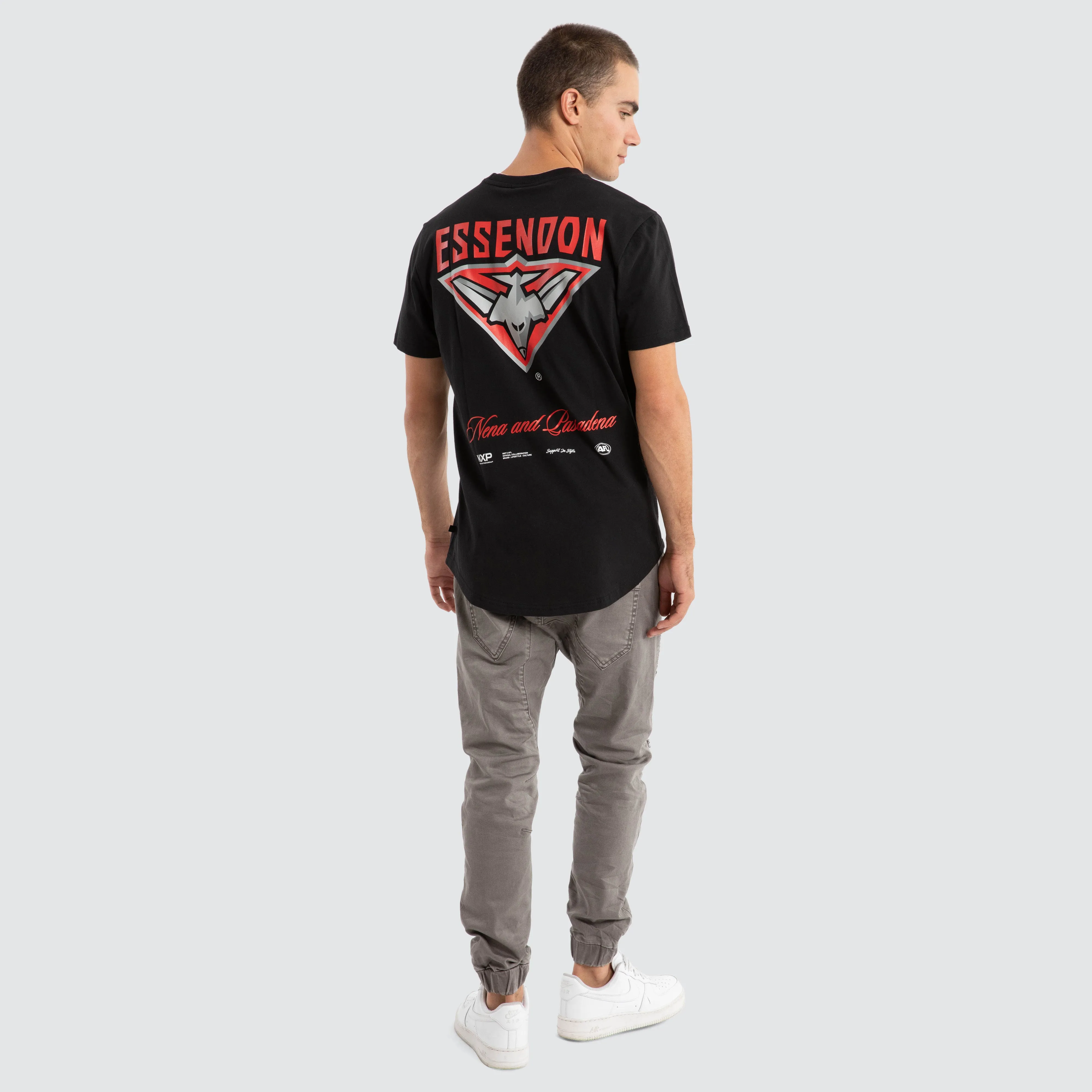 Essendon Bombers AFL Prime Tee Jet Black sold by Neverland product image thumbnail 5