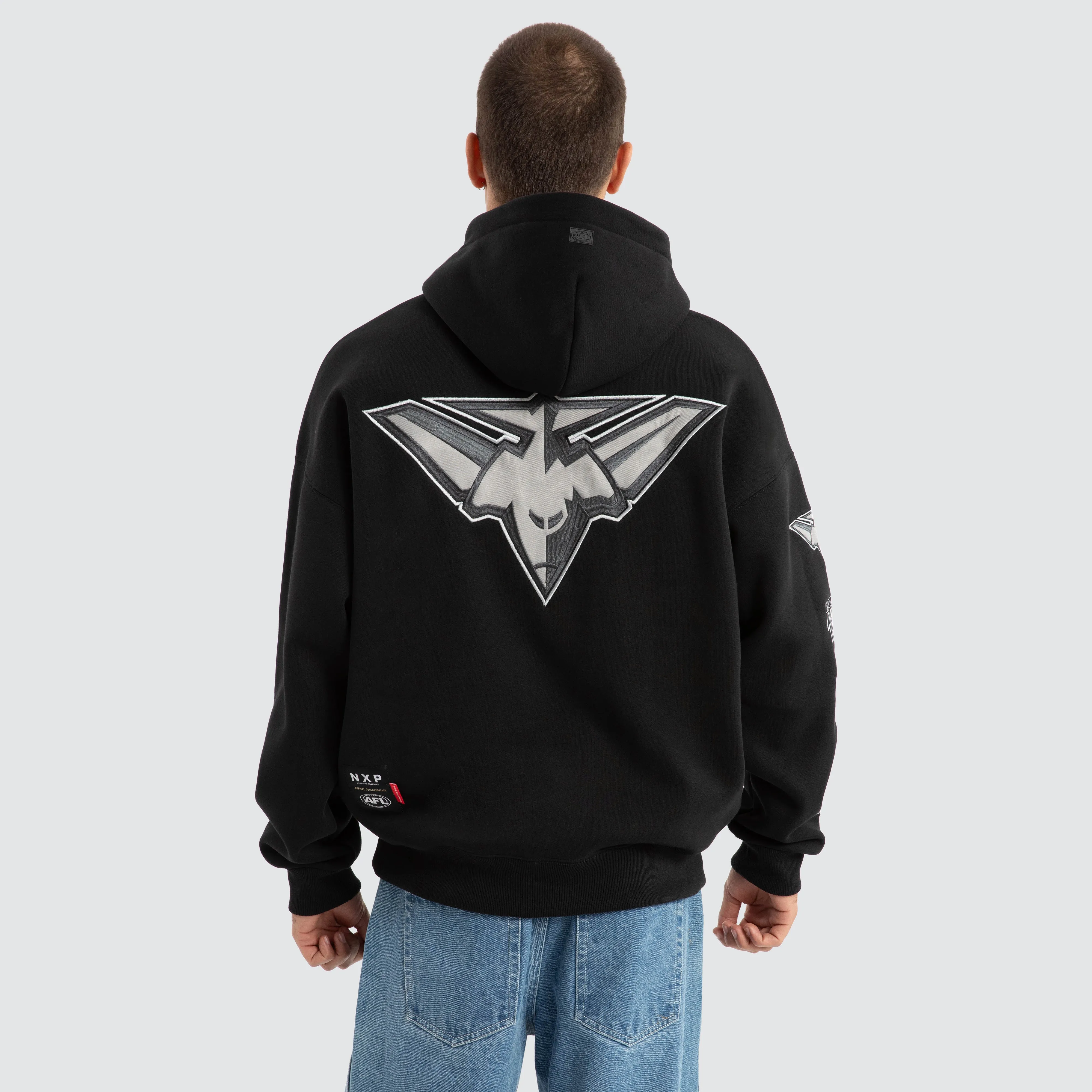 Essendon Bombers AFL Mono Hoodie Jet Black sold by Neverland product image thumbnail 3