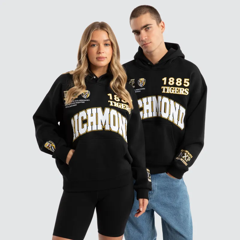 Richmond Tigers AFL Academy Hoodie Jet Black sold by Neverland