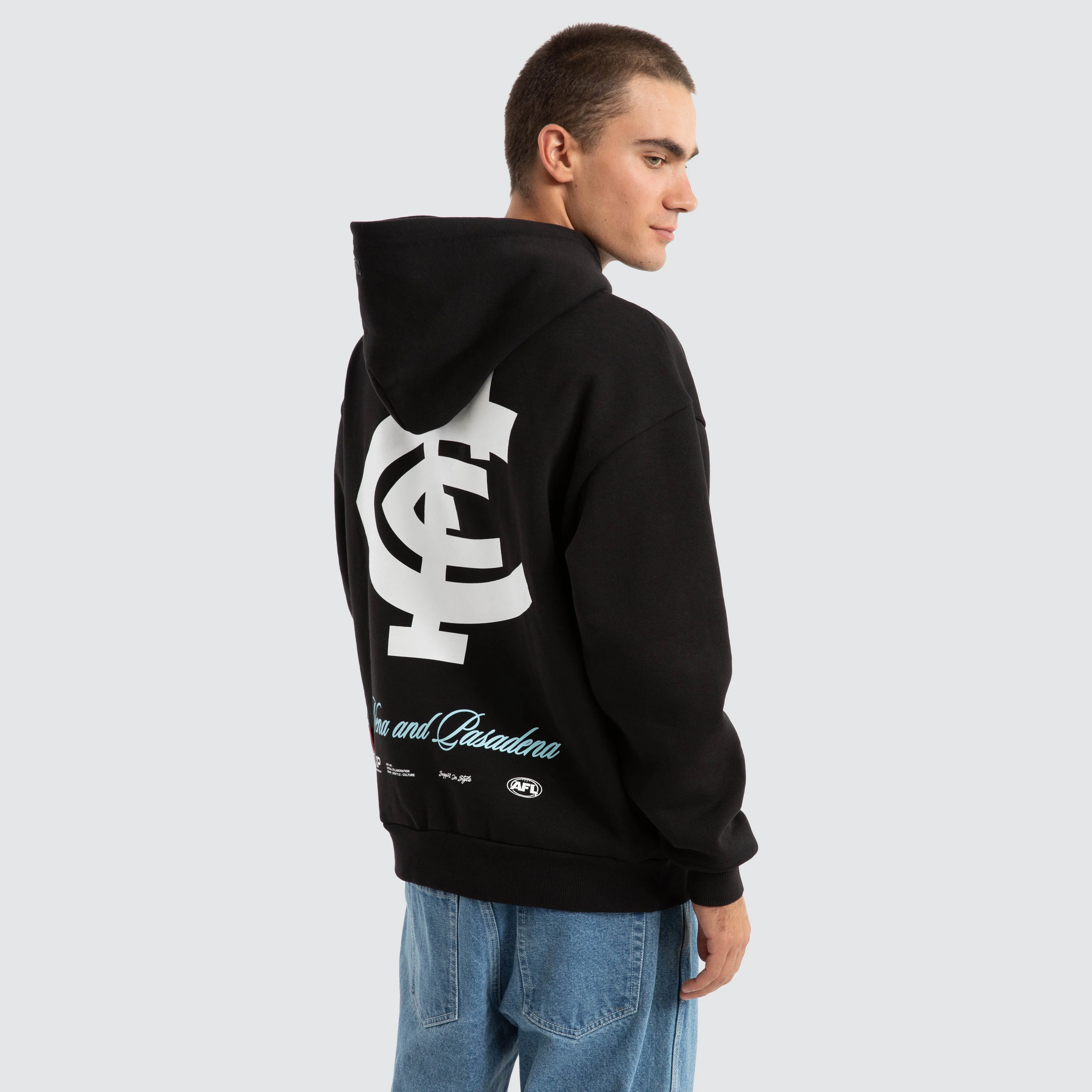 Carlton Blues AFL Season Hoodie Jet Black sold by Neverland