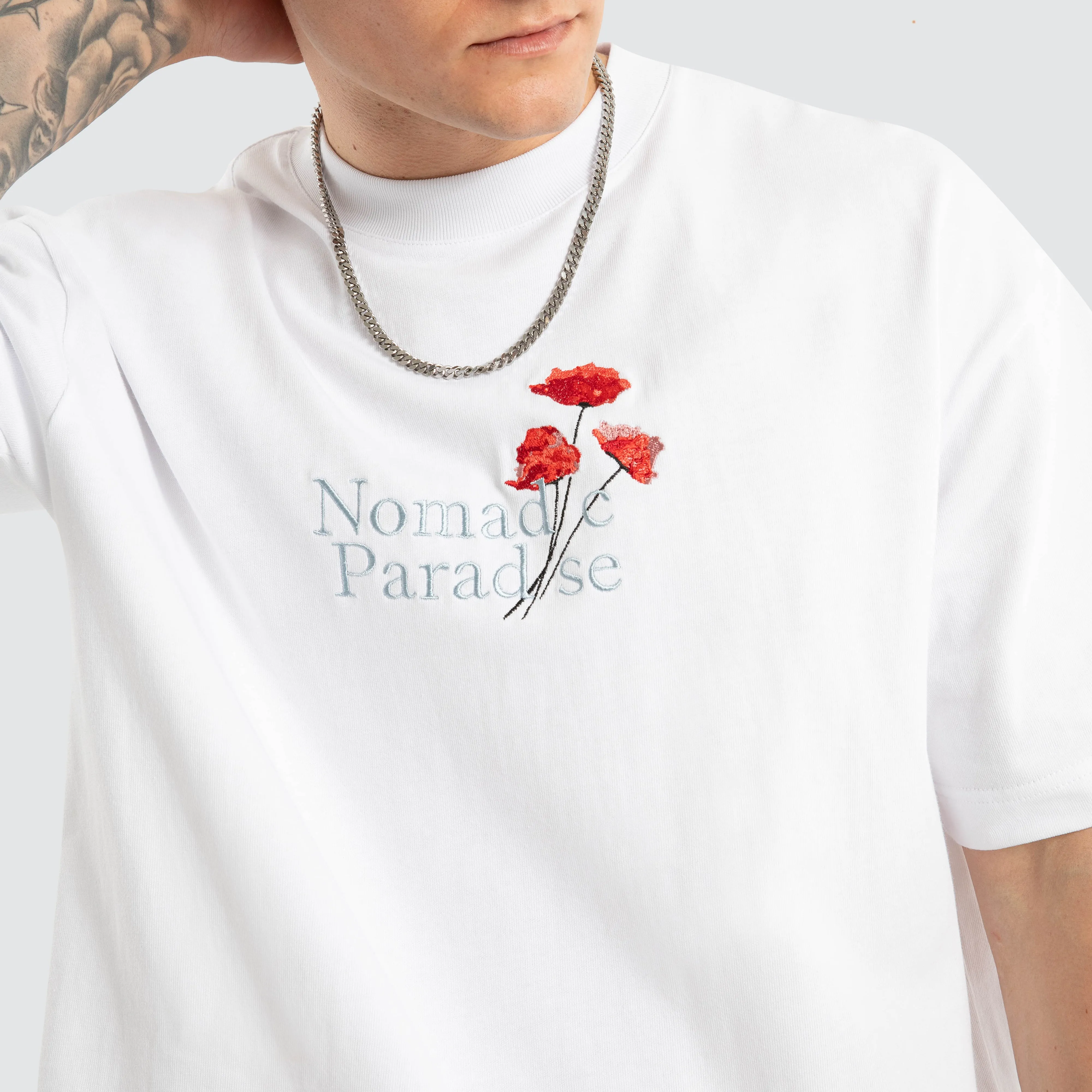 Gift Street Tee Optical White sold by Neverland product image thumbnail 3