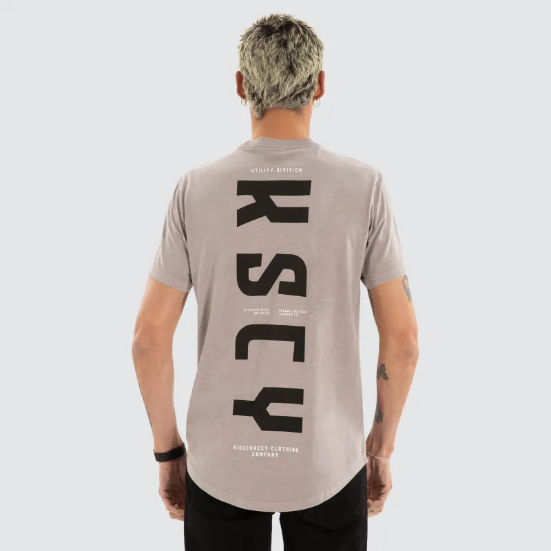 Fallout Dual Curved Tee Pigment Gull sold by Neverland