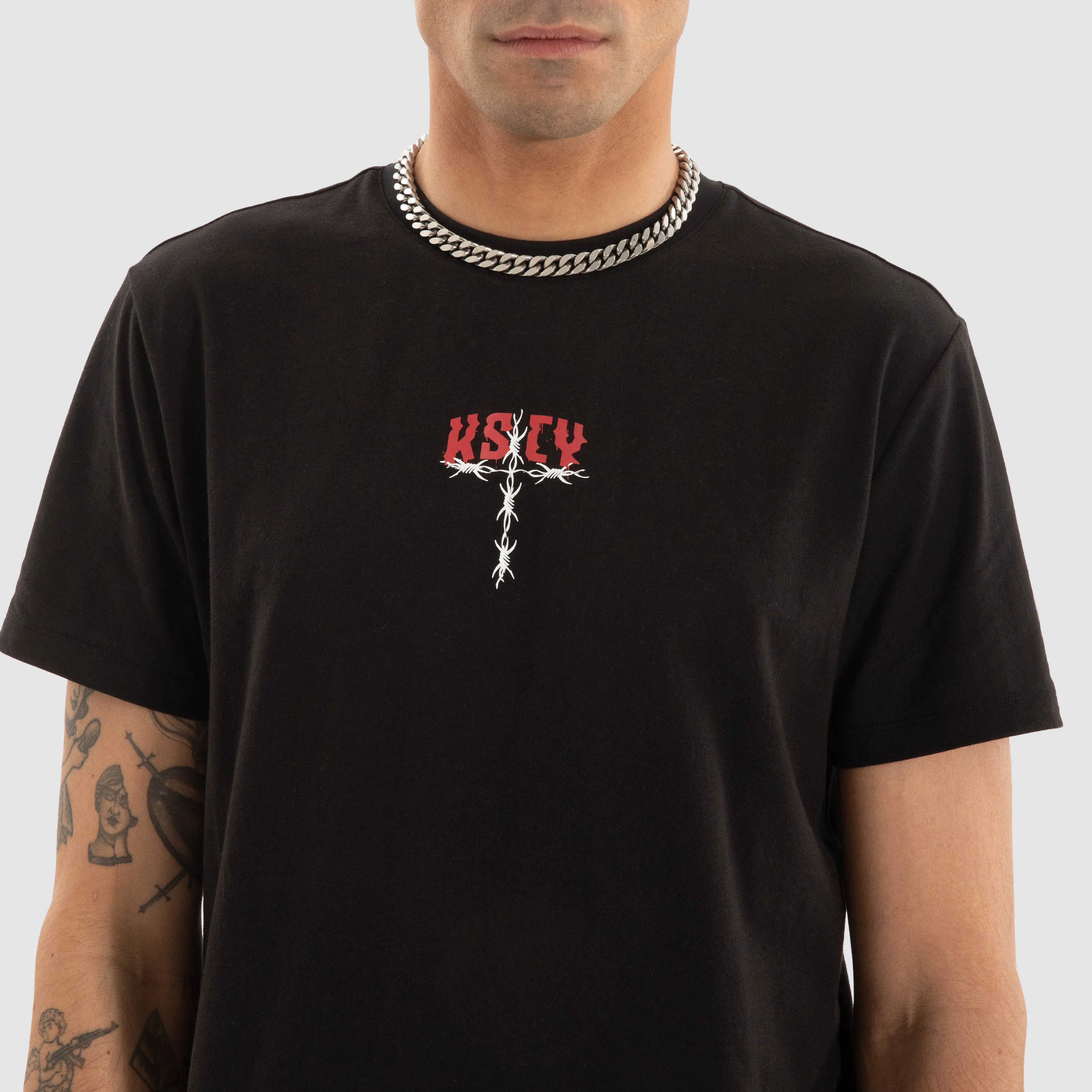 Glacier Dual Curved Tee Jet Black sold by Neverland product image thumbnail 5